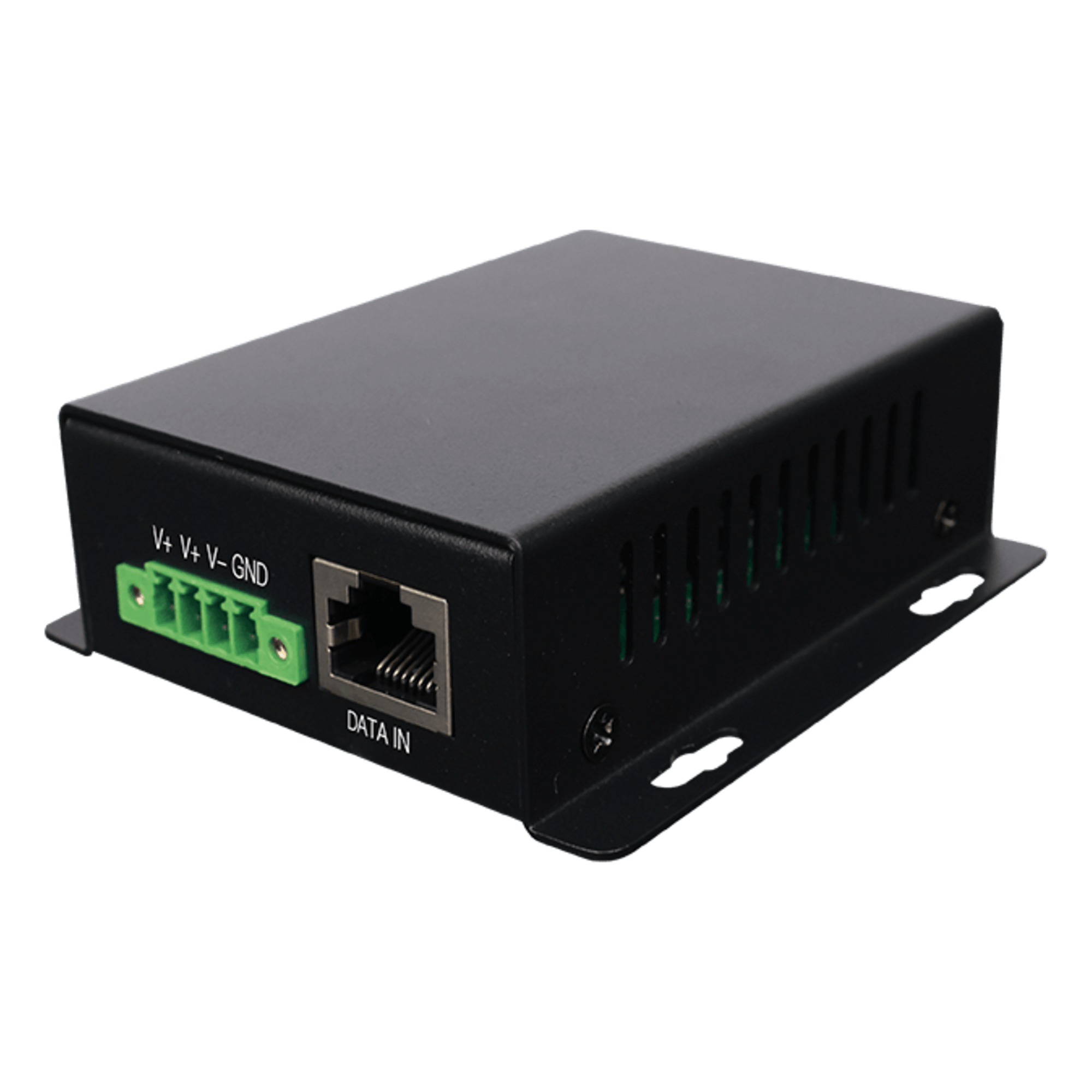 Inyector PoE Industrial / Entrada 9-42 Vcc / Salida 48V PoE 802.3af/at / Dual RJ45 10/100/1000 Mbps / Rango -20℃ a 70℃ — WI-TEK · SKU WI-POE62-48V