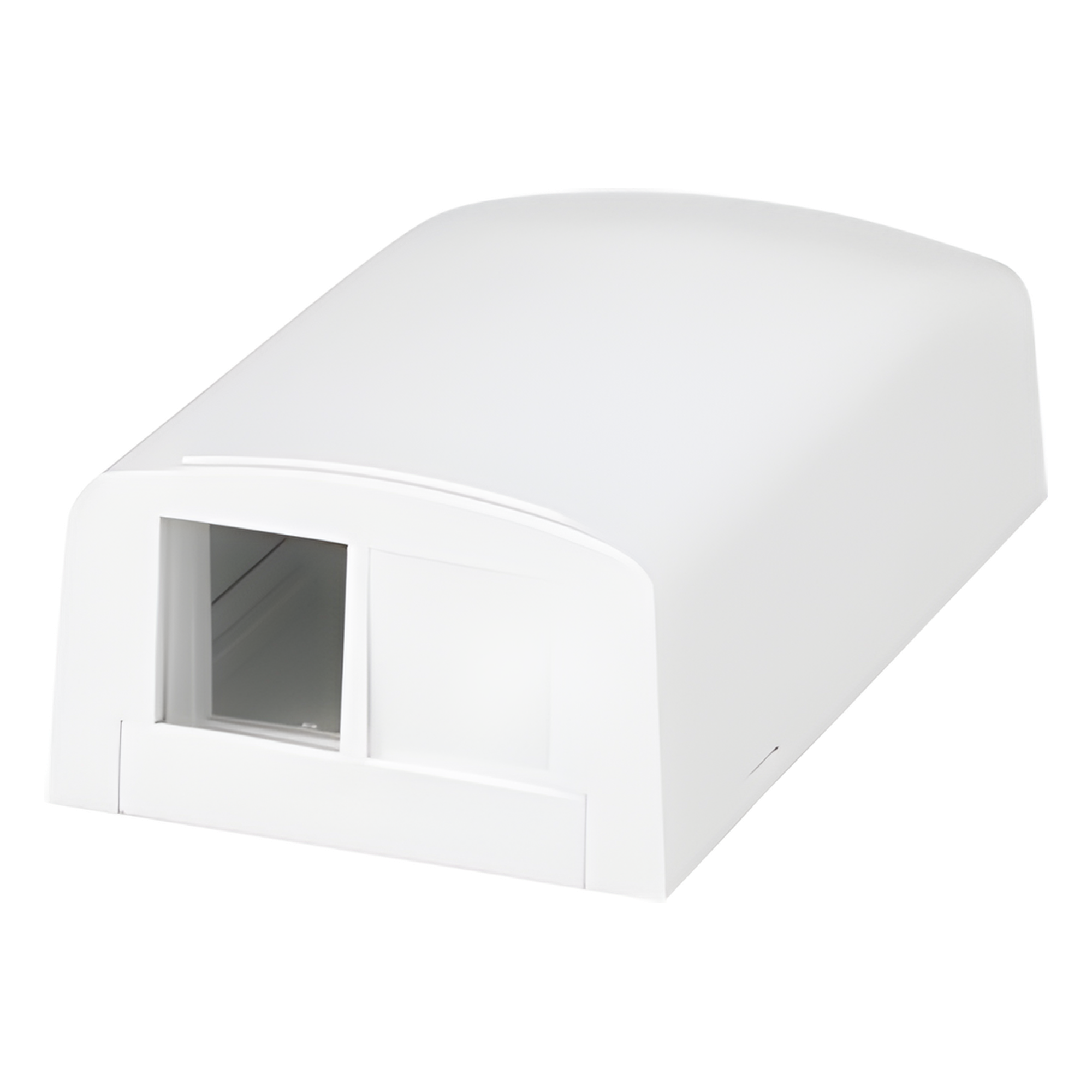 Caja de Montaje en Superficie / 2 Módulos Keystone / ABS / 1.95 x 1.13 x 3.65 in / Blanco