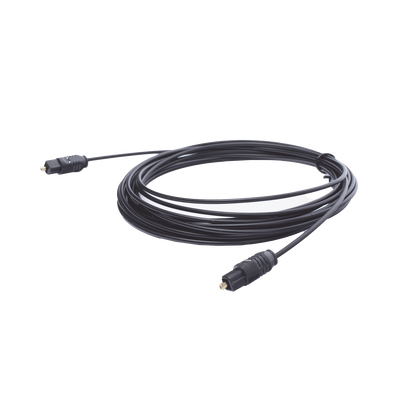 Cable Toslink de Fibra Óptica de 4.6m | Ideal para Mandar Audio Digital para Sistemas de Alta Calidad | Compatible con Amplificadores VSSL 