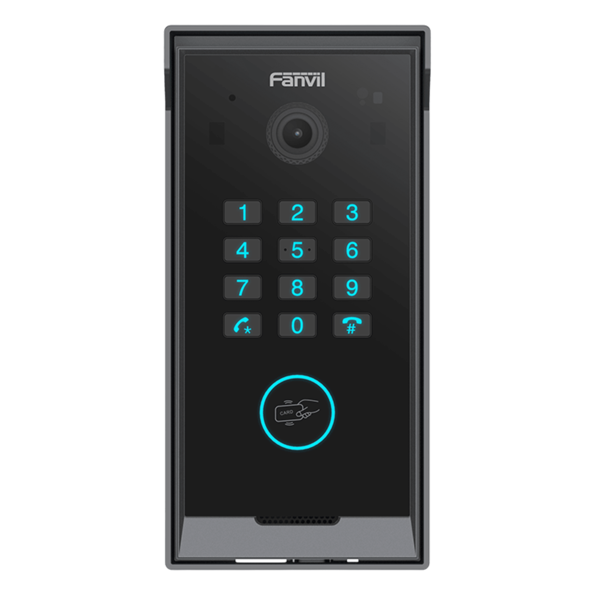 Videoportero IP SIP / Cámara HD 2 MP / IR Nocturno / IP65 e IK07 / Teclado Numérico / BLE y Tarjeta IC / 10,000 Tarjetas / SIP 2.0 y ONVIF — FANVIL · SKU I60K