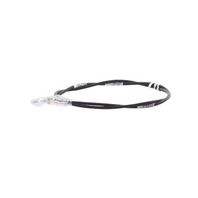 Cable de Parcheo TX6, UTP Cat6, Diámetro Reducido (28AWG), Color Negro, 0.91 Metros (3 Pies)