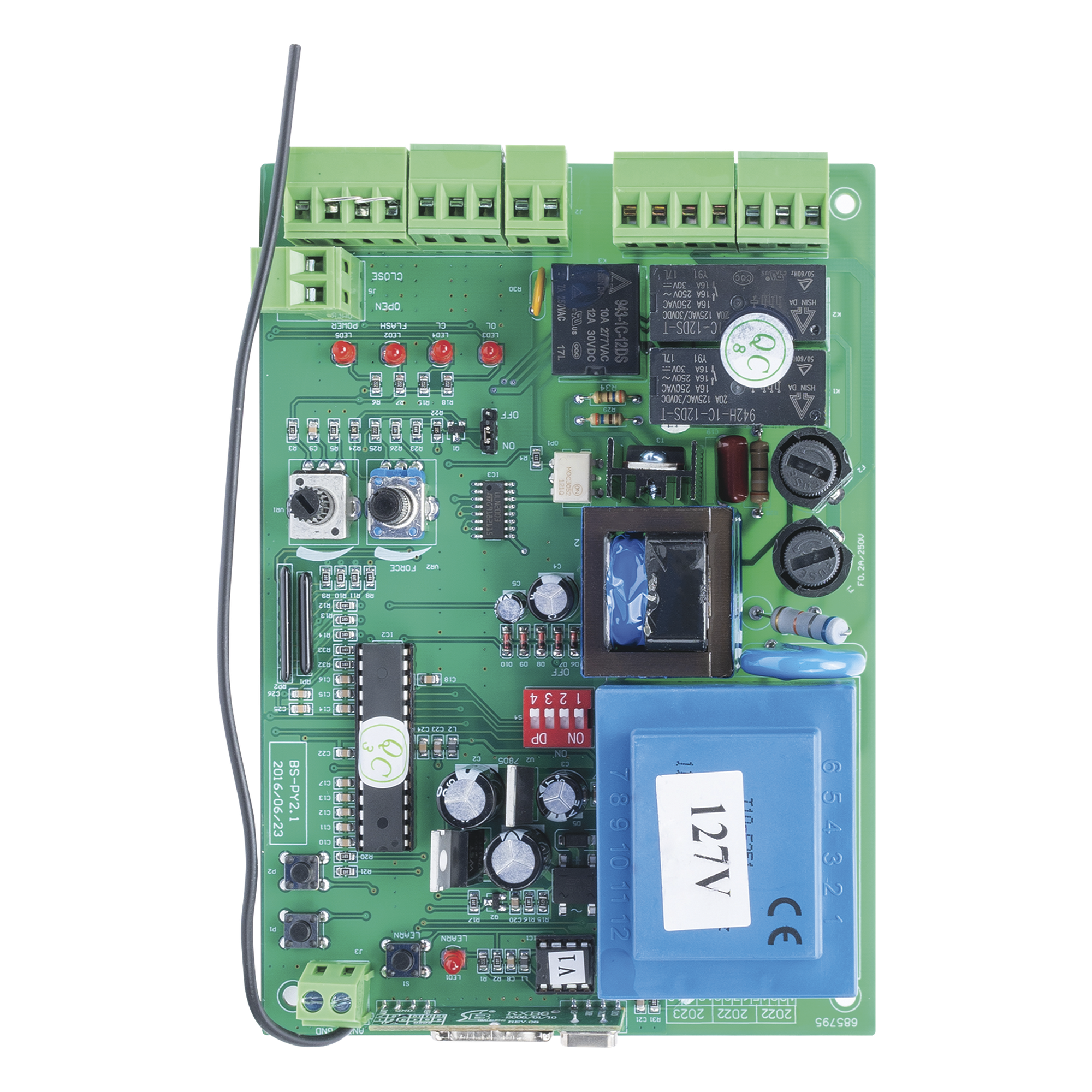 Tarjeta de Control Electrónico / Motor Corredizo 1200 RPM / Pantalla LCD / Conectividad Inalámbrica / IP44 / 110-120 VCA — ACCESSPRO · SKU XBS-IZ-PCB