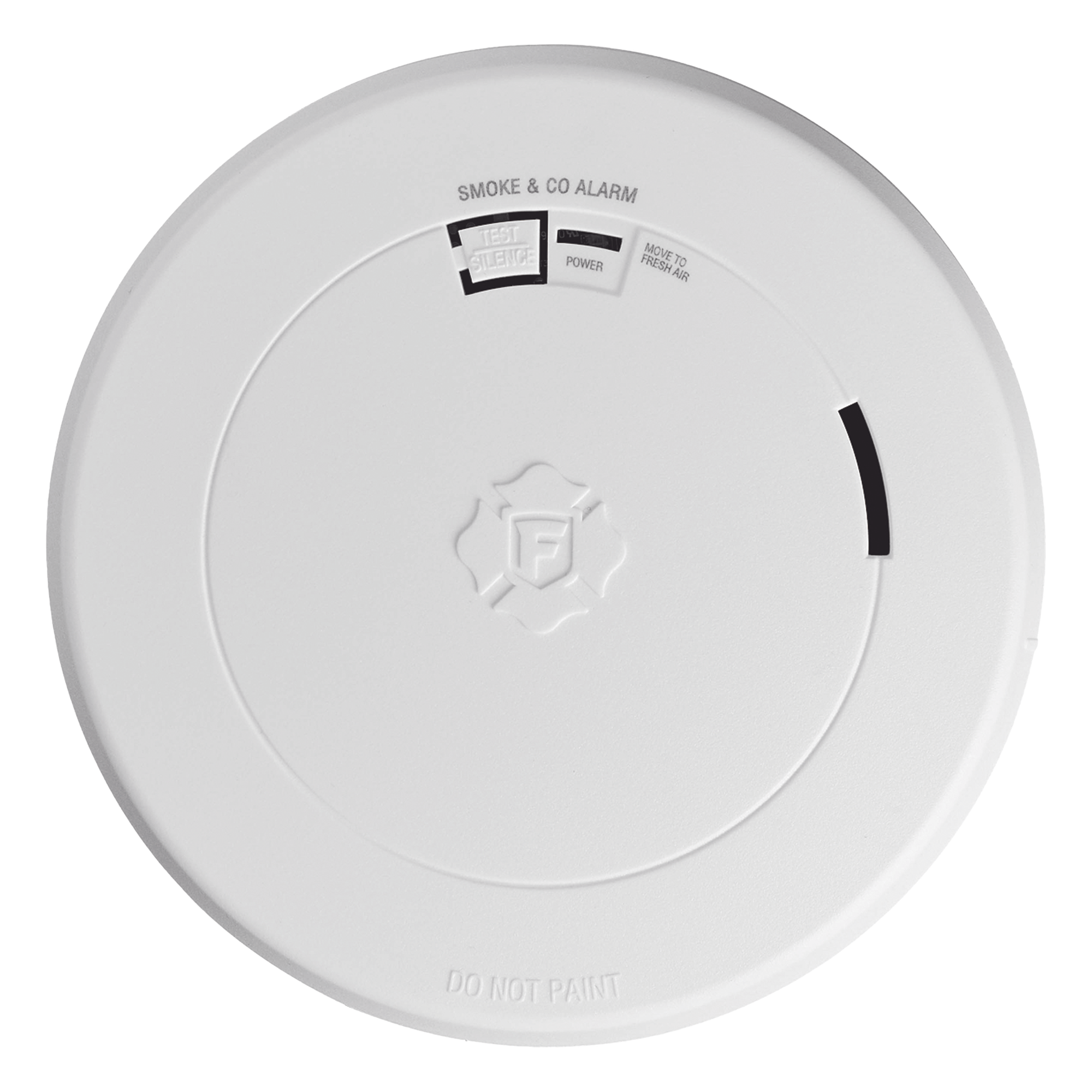 Detector Combo de Humo y CO / Batería Sellada de Litio 10 Años / Sensor Fotoeléctrico y Electroquímico / Alarma 85 dB / Diseño Ultra Delgado / Instalación Sin Cableado — FIRST ALERT · SKU 1046802