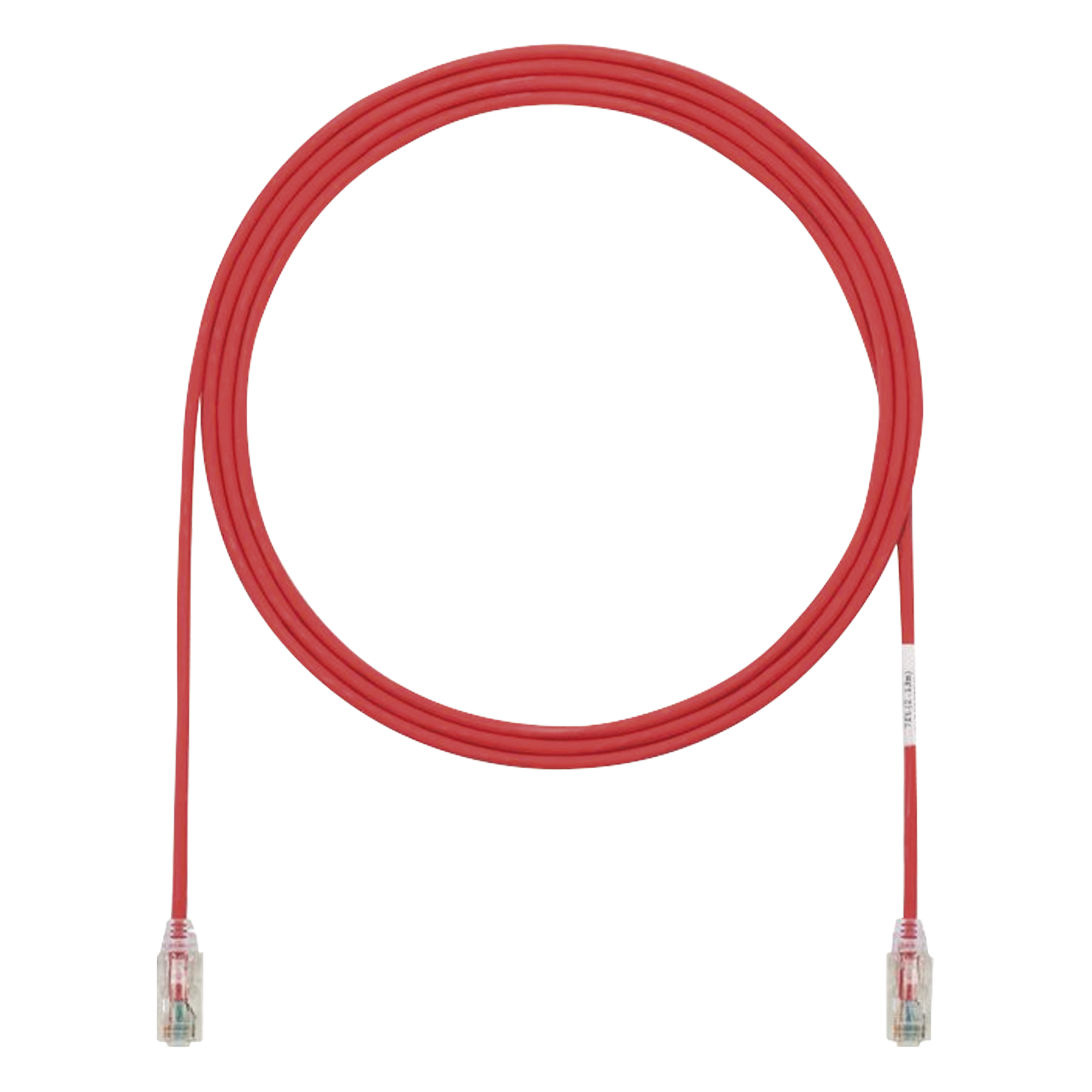 Cable de Parcheo / Cat6 / UTP / 28AWG / 0.91 m (3 ft) / Doble Certificación CM/LSZH / Rojo — PANDUIT · SKU UTP28SP3RD