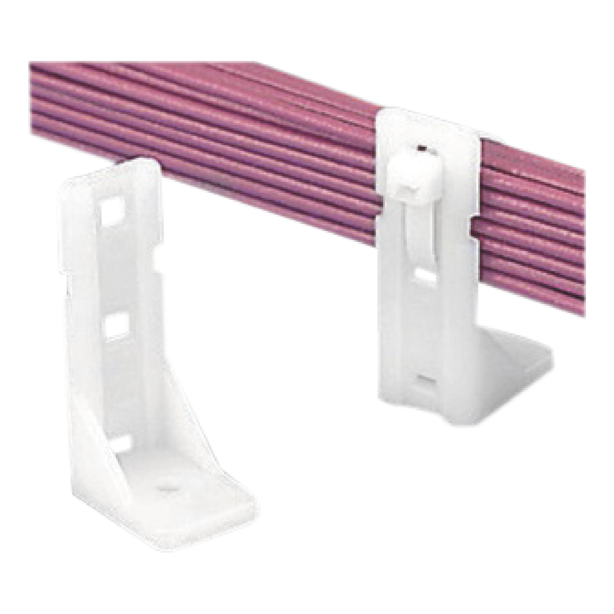 Sujetador-Separador para Mazos de Cables / Nylon 6.6 / Tornillo M5 (#10) / Uso Interior / 116.9 mm (4.6 in) de Alto — PANDUIT · SKU PP2S-S10-X