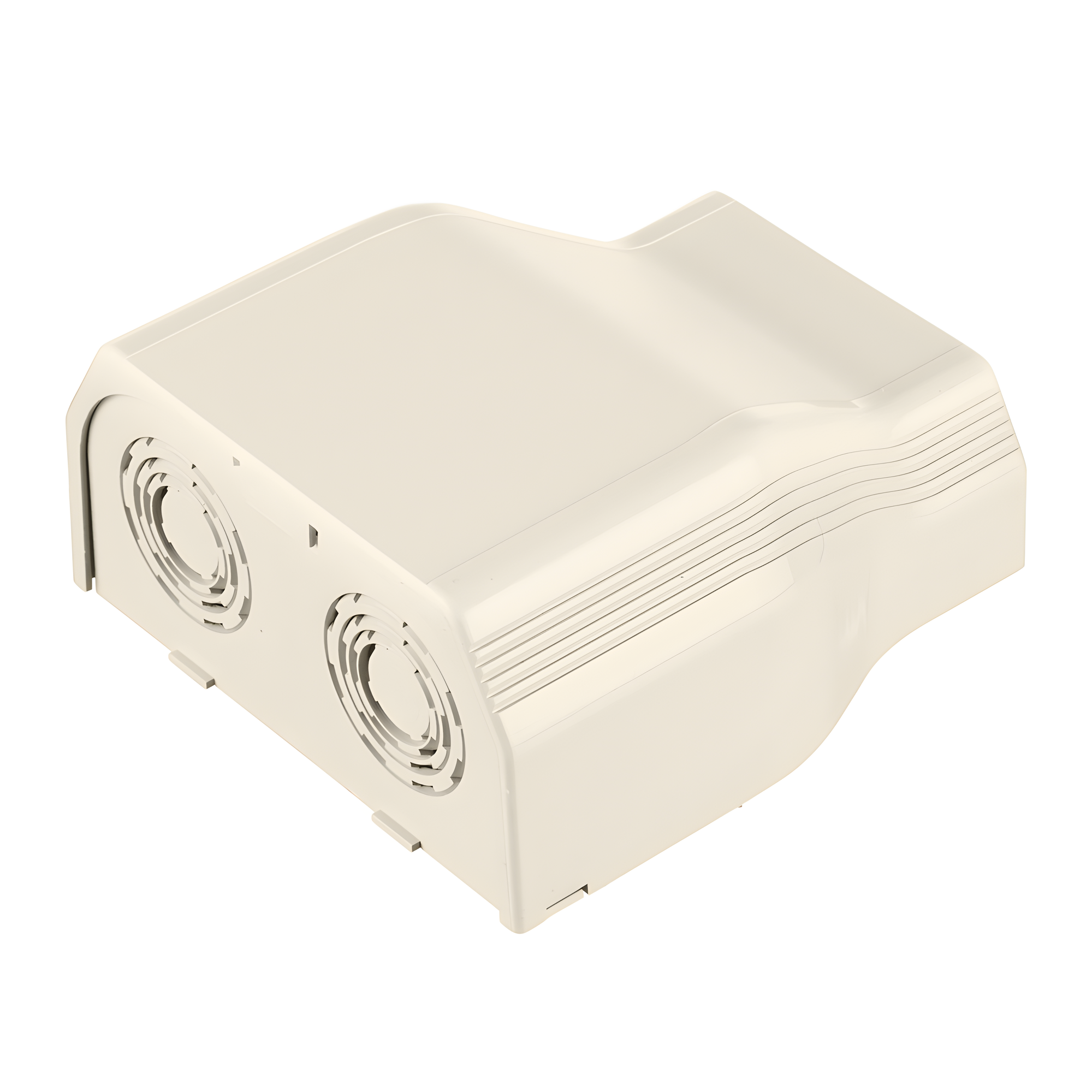 Conector de Tubería a Canaleta / Salidas 1/2", 3/4", 1" y 1 1/4" / PVC Rígido / UL94V-0 / TIA/EIA / Color Blanco Mate