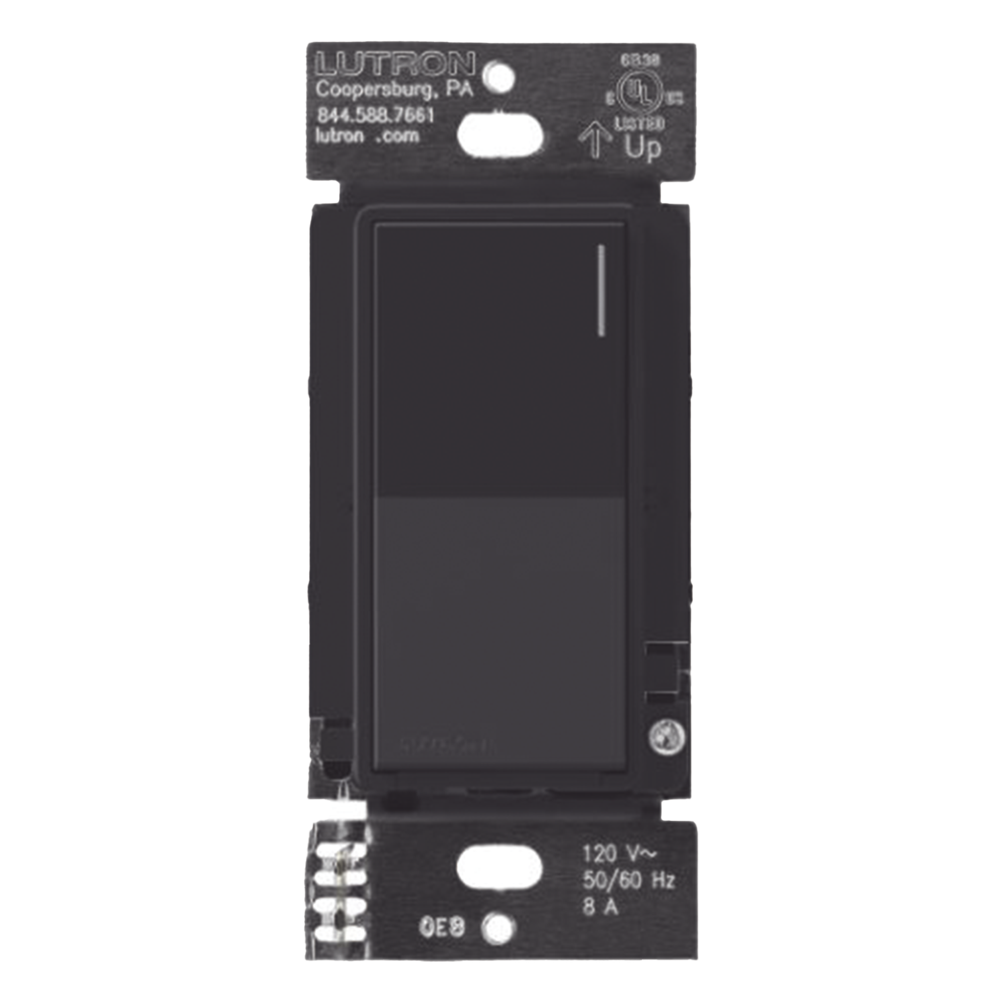 Apagador Auxiliar de Pared / Control 3 Vías o Escalera / 120 V / 8.3 A / Hasta 4 Auxiliares / 45 m (150 ft) de Distancia / Calibre 12/14 AWG — LUTRON RADIORA 3 · SKU RRSTRSMN