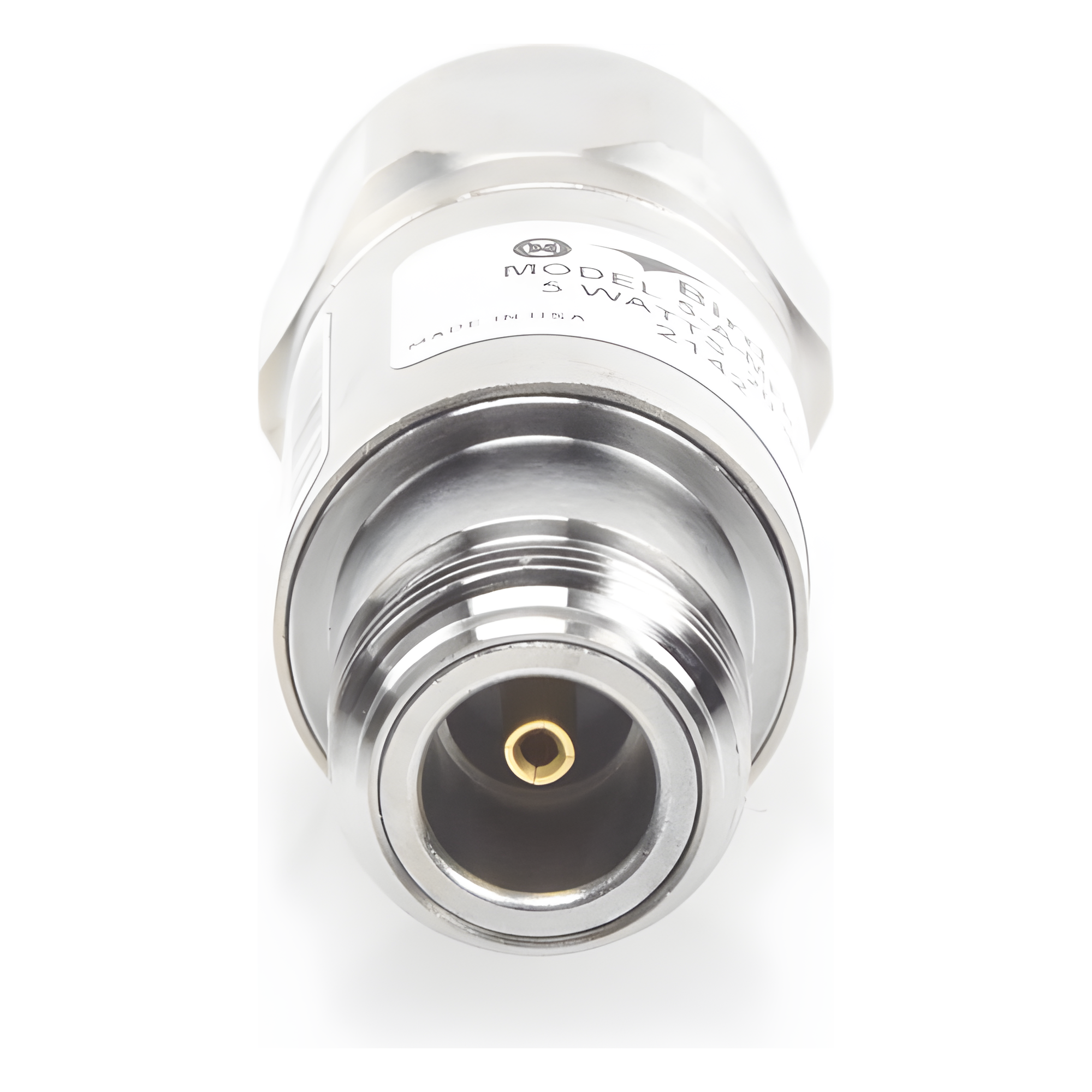 Atenuador en Línea / 20 dB / 5 W / CD-4 GHz / Conectores N Macho-Hembra / Acero Inoxidable