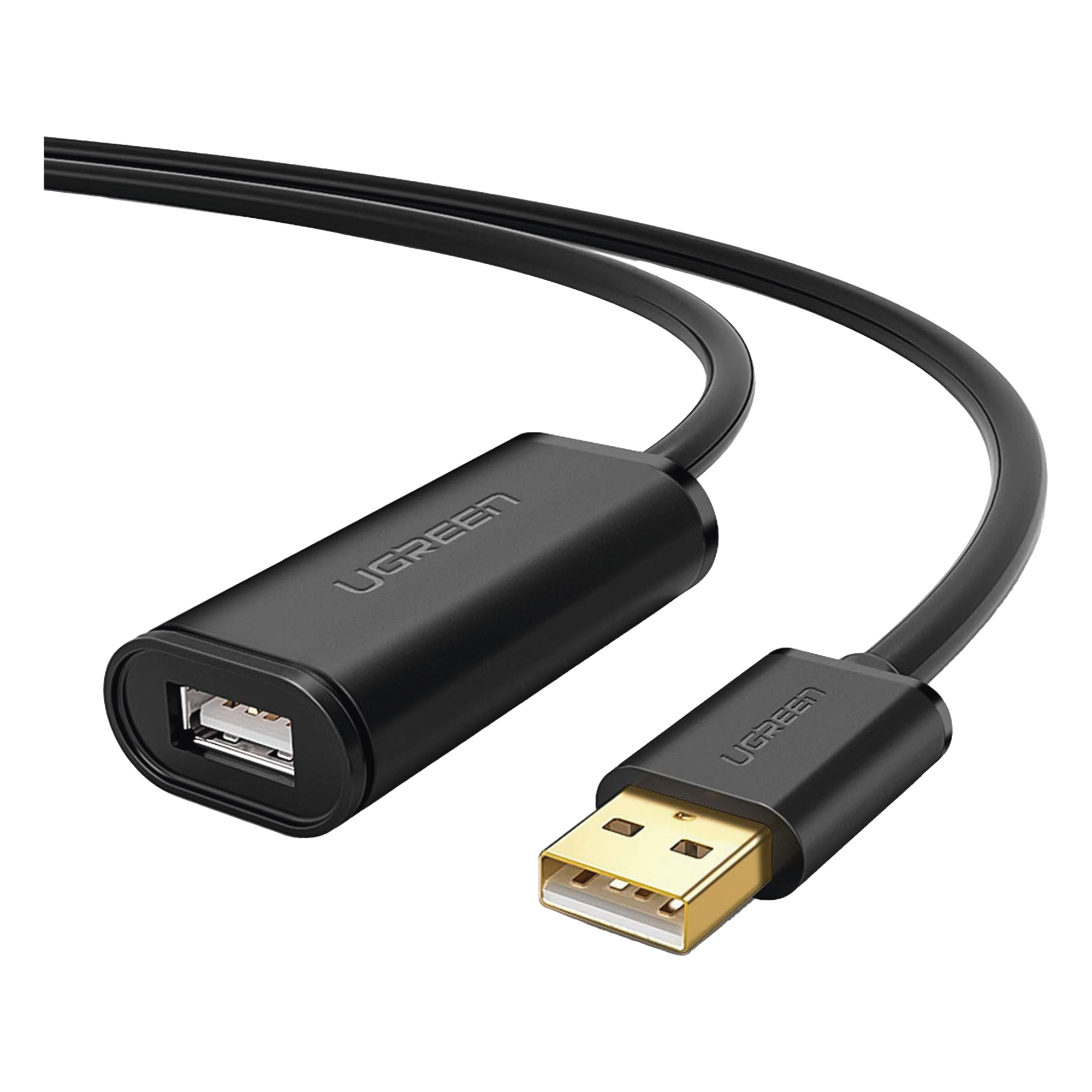 Cable de Extensión Activo USB 2.0 / 30 m (98.4 ft) / Macho-Hembra / Amplificador FE1.1S / 480 Mbps / Blindaje Triple — UGREEN · SKU 10326