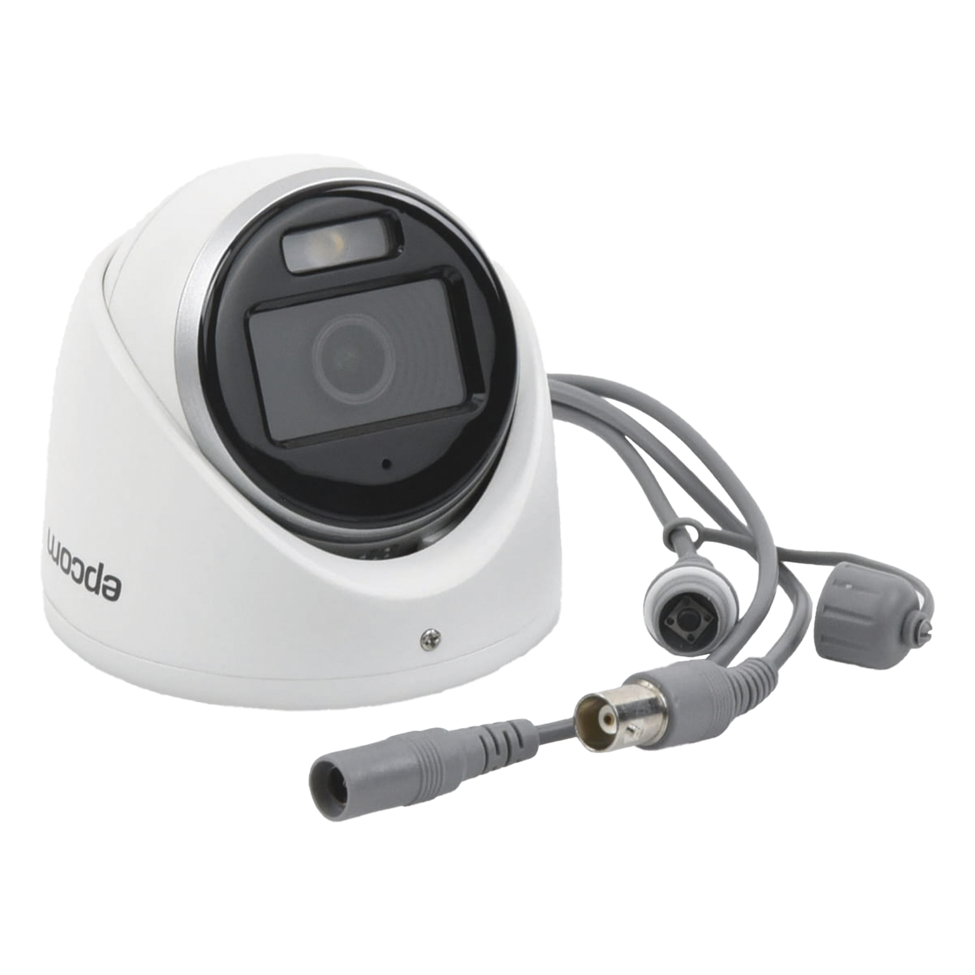 Cámara Turret TURBOHD / 3K 5 Megapixel / Color 24/7 / Luz Blanca 20 m (65.6 ft) / IP67 / Micrófono Integrado / 4 Tecnologías / Lente 2.8 mm