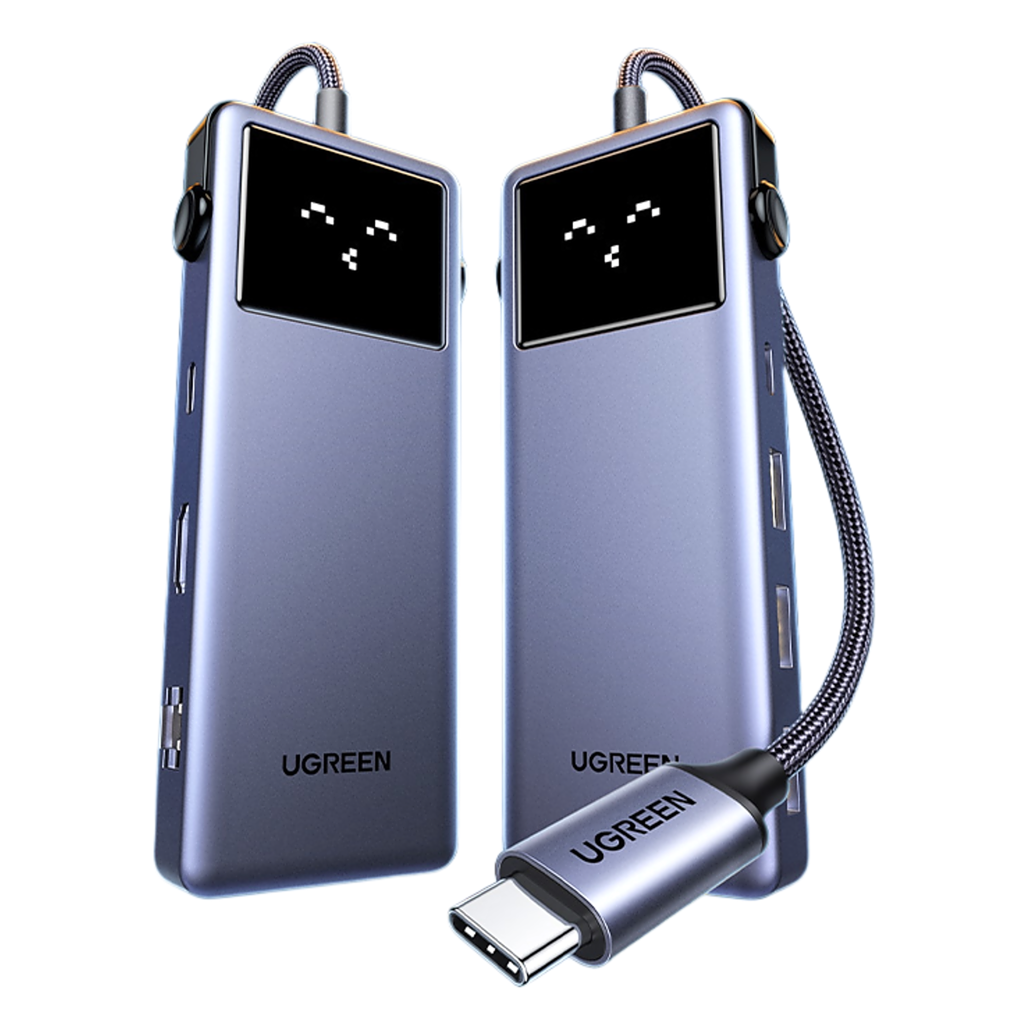 Hub USB-C 7 en 1 / HDMI 4K 60Hz / 2x USB-A 3.0 + USB-C 3.0 + USB-A 2.0 / Gigabit Ethernet / PD 100W / Cable 20 cm (0.66 ft)