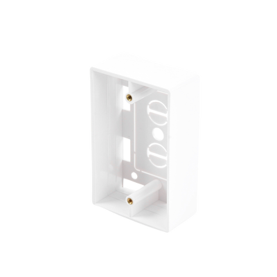 Caja de Pared Universal, Color blanco, Para montaje con Placas de Pared 