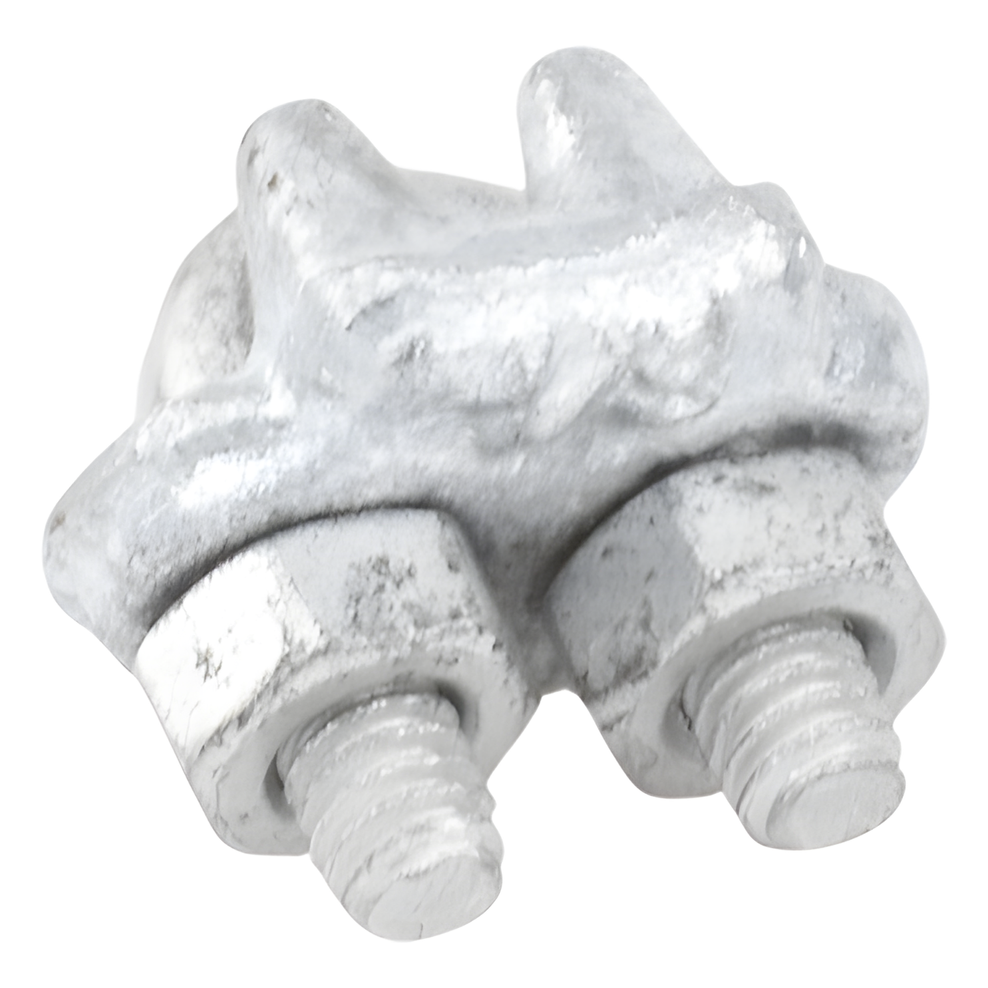 Nudo de Perro para Cable / Acero Forjado Galvanizado en Caliente / 1/8" / Torque 6 N.m / Amarre 3 Piezas / Suspensión de Alta Carga
