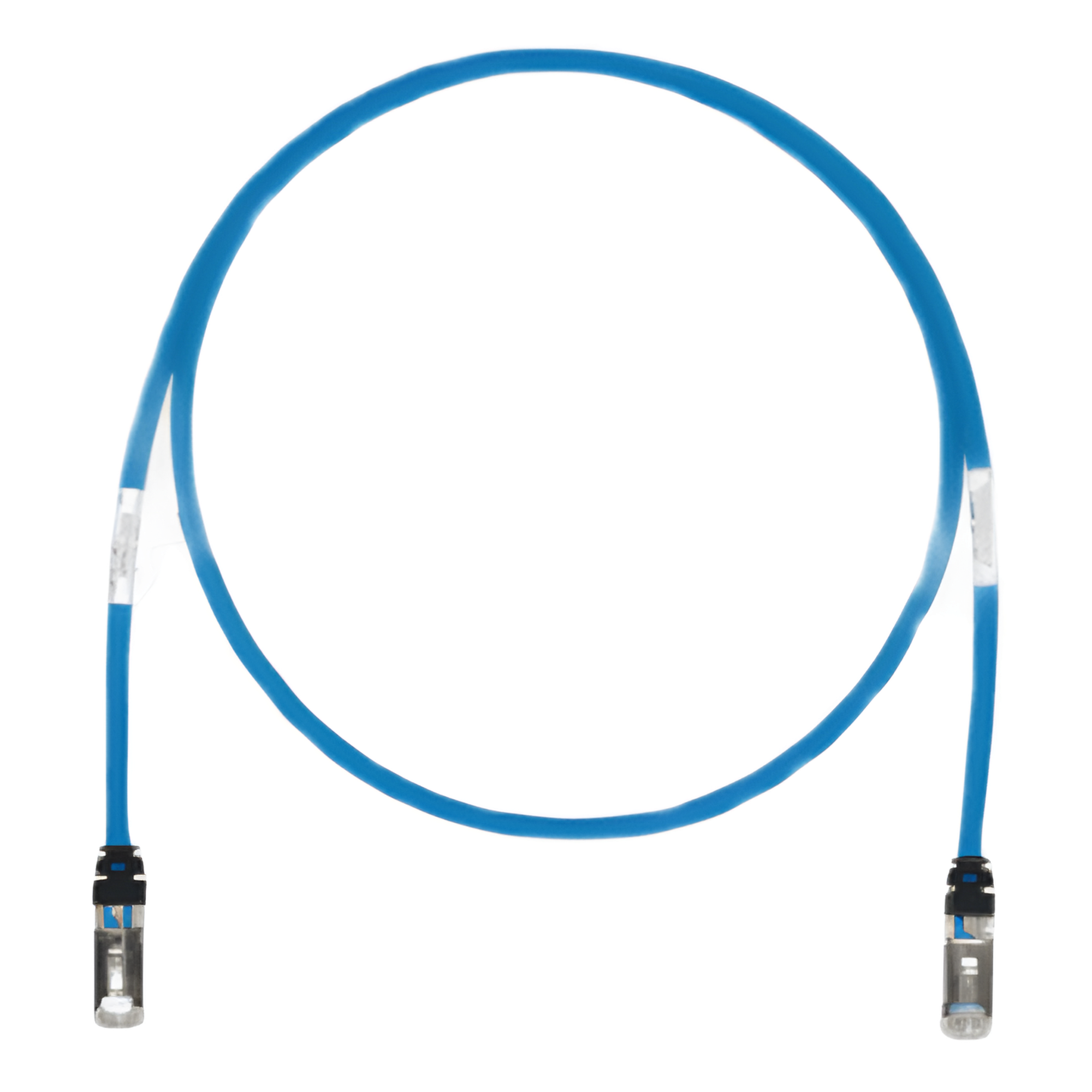 Patch Cord Cat6A / S/FTP Blindado / 26 AWG / 500 MHz / 4.57 m (15 ft) / CM/LS0H / Azul — PANDUIT · SKU STP6X15BU