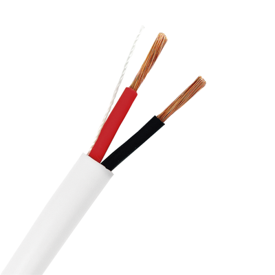Bobina de 152 Metros (500 Pies) / 14AWG 2 Conductores / Cable Profesional de ALTA FIDELIDAD 100% Cobre / Libre de Oxígeno / Interior / Color Blanco / Para Aplicaciones de Audio, Control de Acceso y Automatización