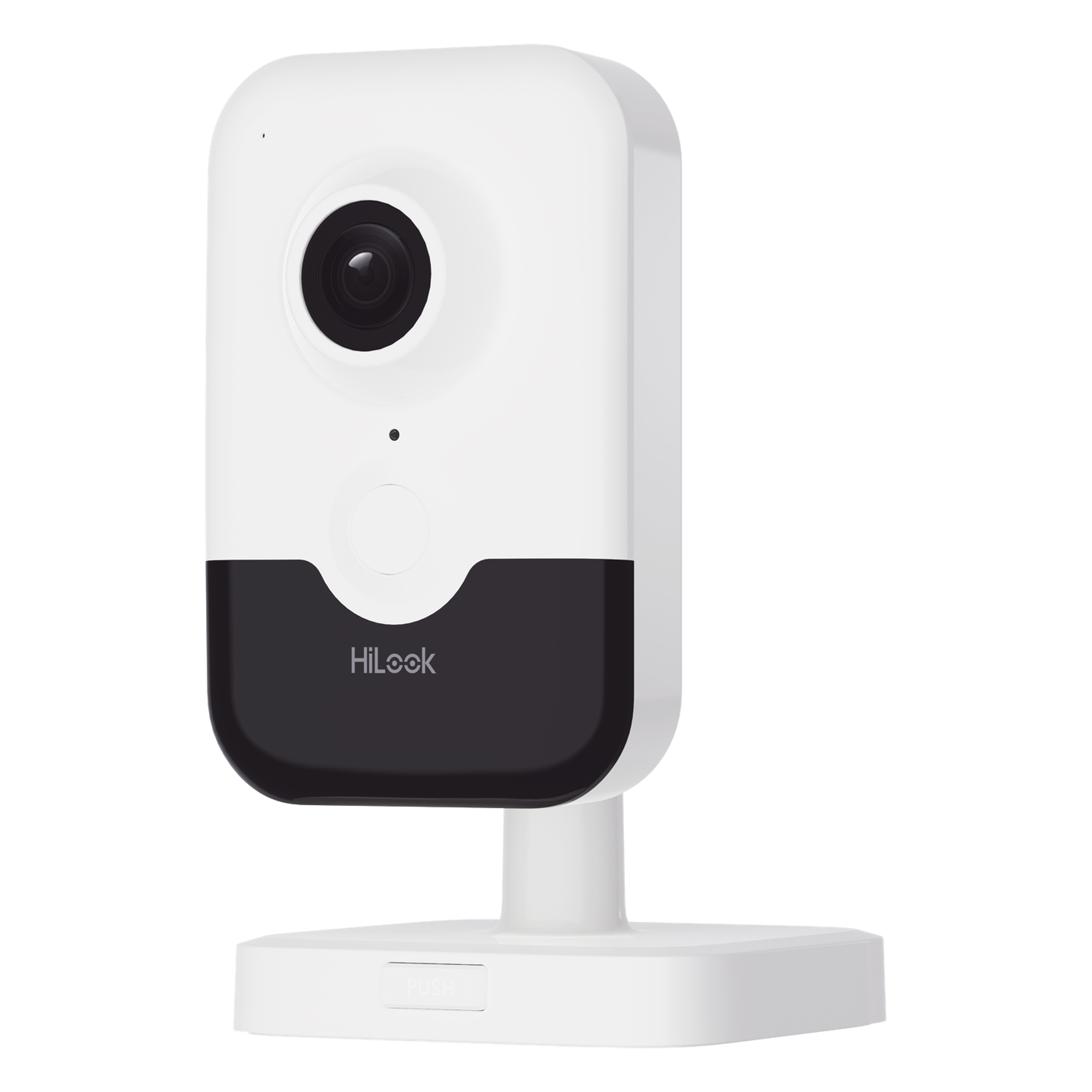 Cámara IP Cubo / 2 MP / Lente 2.8 mm / Audio Bidireccional / WiFi / Micro SD 256 GB / AcuSense / IR 10 m (33 ft) / Interior — HiLook by HIKVISION · SKU IPC-C320HA-D/W(W)