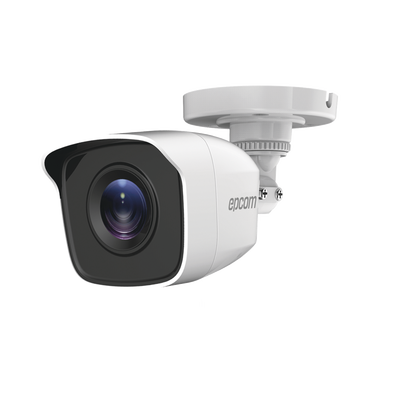 Bala TURBOHD 5 Megapíxel / Lente 2.8mm (85° de Visión) / Exterior IP66 / IR EXIR 20 mts / TVI-AHD-CVI-CVBS / Metal 