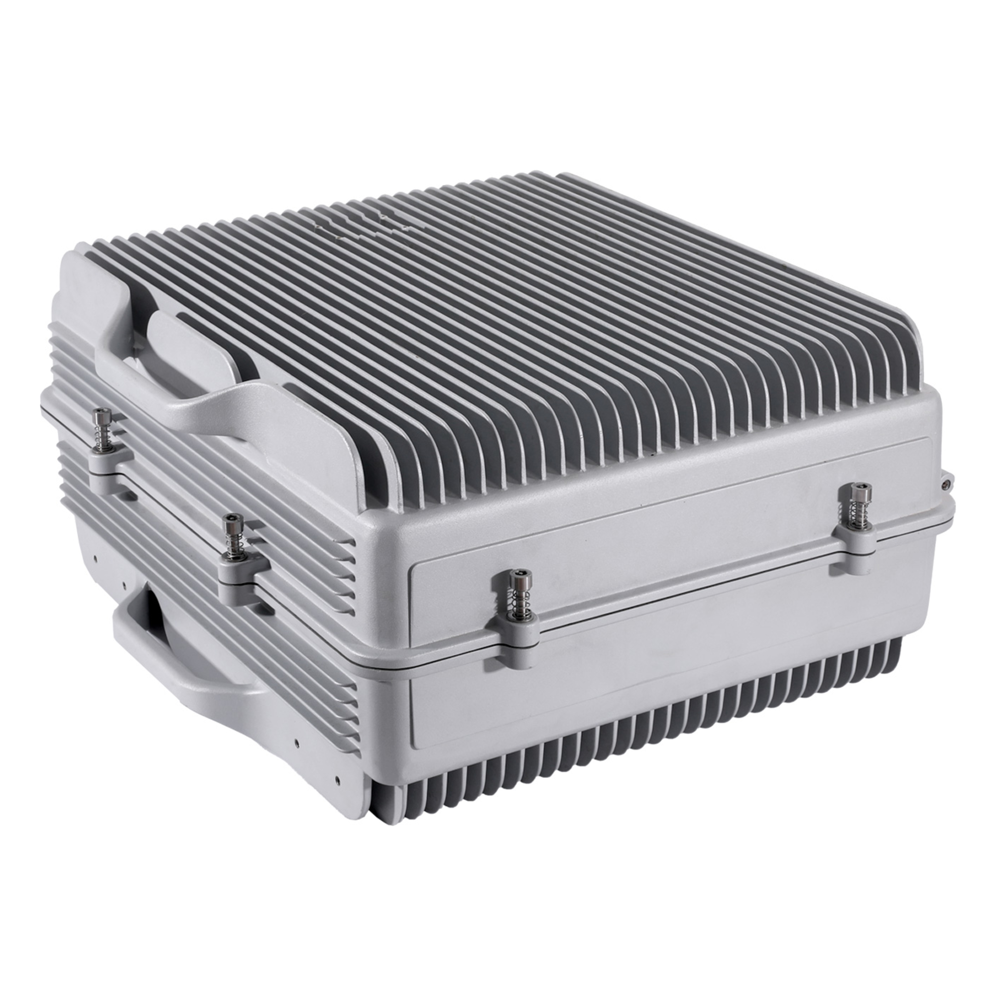 COBERTURA DE HASTA 5 km / Amplificador de Señal Celular / Banda 5, 850 MHz / 20 Watts de Potencia / Banda Ancha Multioperador / Protección Autoexcitación / Monitoreo USB / Gabinete IP65.