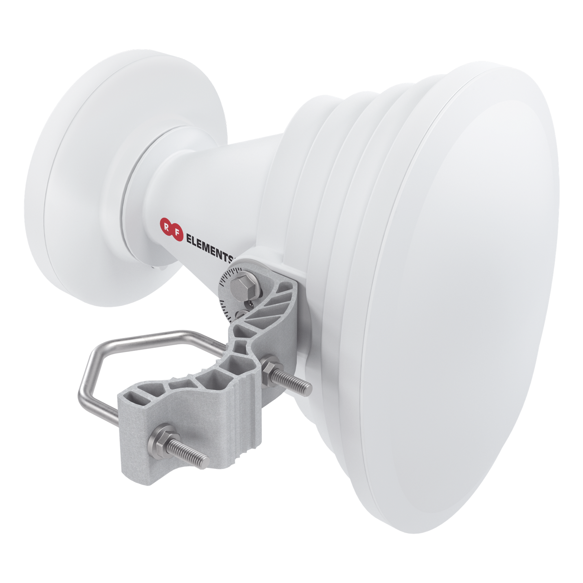 Antena Sectorial Horn / 45° Asimétrica / 17 dBi / 4.9-6.4 GHz / RP-SMA / Sin Lóbulos Laterales