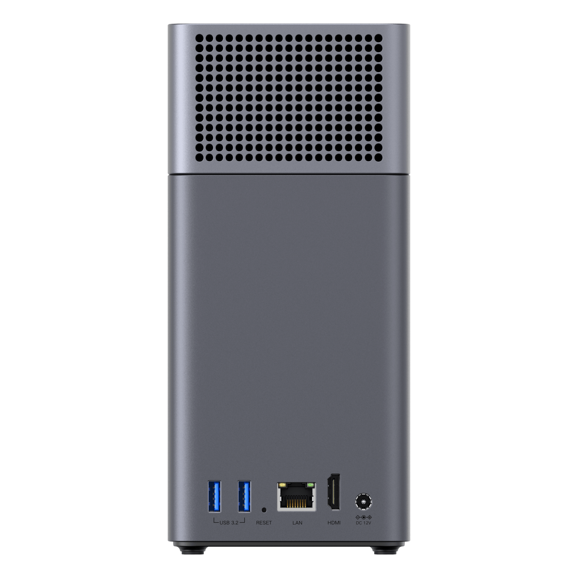 NAS de 2 Bahías / Procesador RK3576 / 4 GB DDR5 / HDMI 4K / USB-C 3.2 Gen 1 / Gigabit Ethernet / RAID 0/1-JBOD
