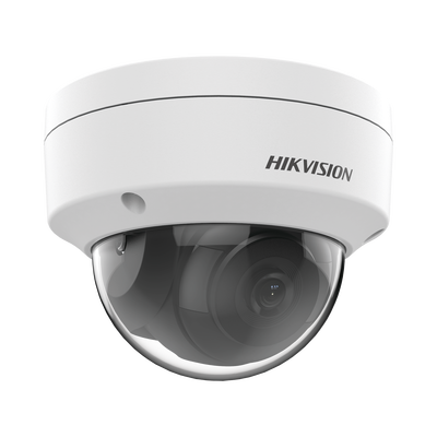 Domo IP 4 Megapixel / Lente 2.8 mm / 30 mts IR / WDR 120 dB / Exterior IP67 / Hik-Connect P2P / H.265+ / PoE / ONVIF