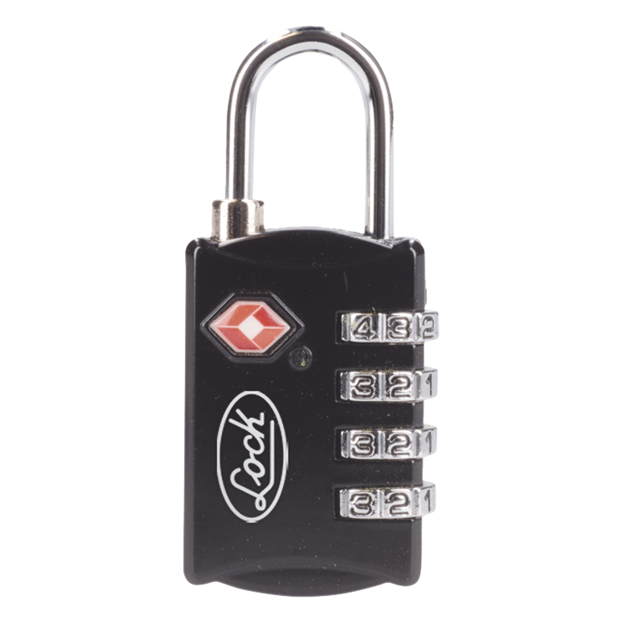 Candado de Combinación TSA / Cuerpo 29 mm / Altura 66.5 mm / Grosor 14 mm / Discos Programables / Nivel de Seguridad 3 — LOCK · SKU SYS-54CA