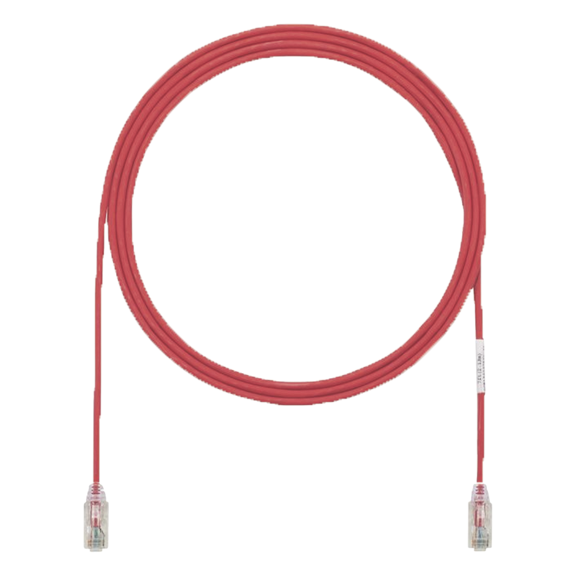 Cable de Parcheo UTP / Cat6A / 28AWG / CM-LSZH / 1.52 m (5 pies) / Rojo — PANDUIT · SKU UTP28X5RD