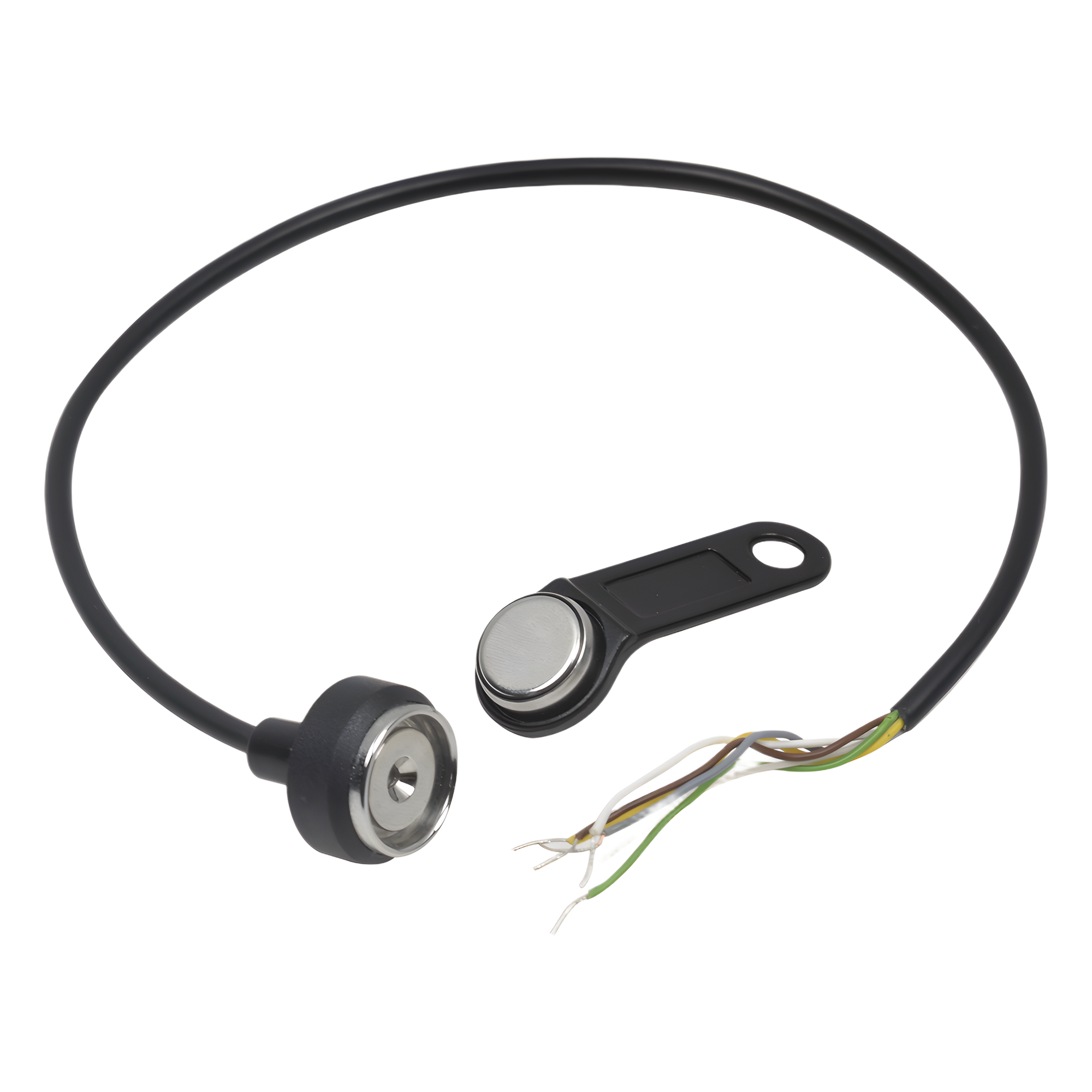 Kit de Lector y Llave I-Button / Identificación de Conductores / Control de Encendido de Motor / Compatible con TRACE5, TRACE5PLUS, HCV5 y PRO5LITE — RUPTELA · SKU IBUTTONKIT