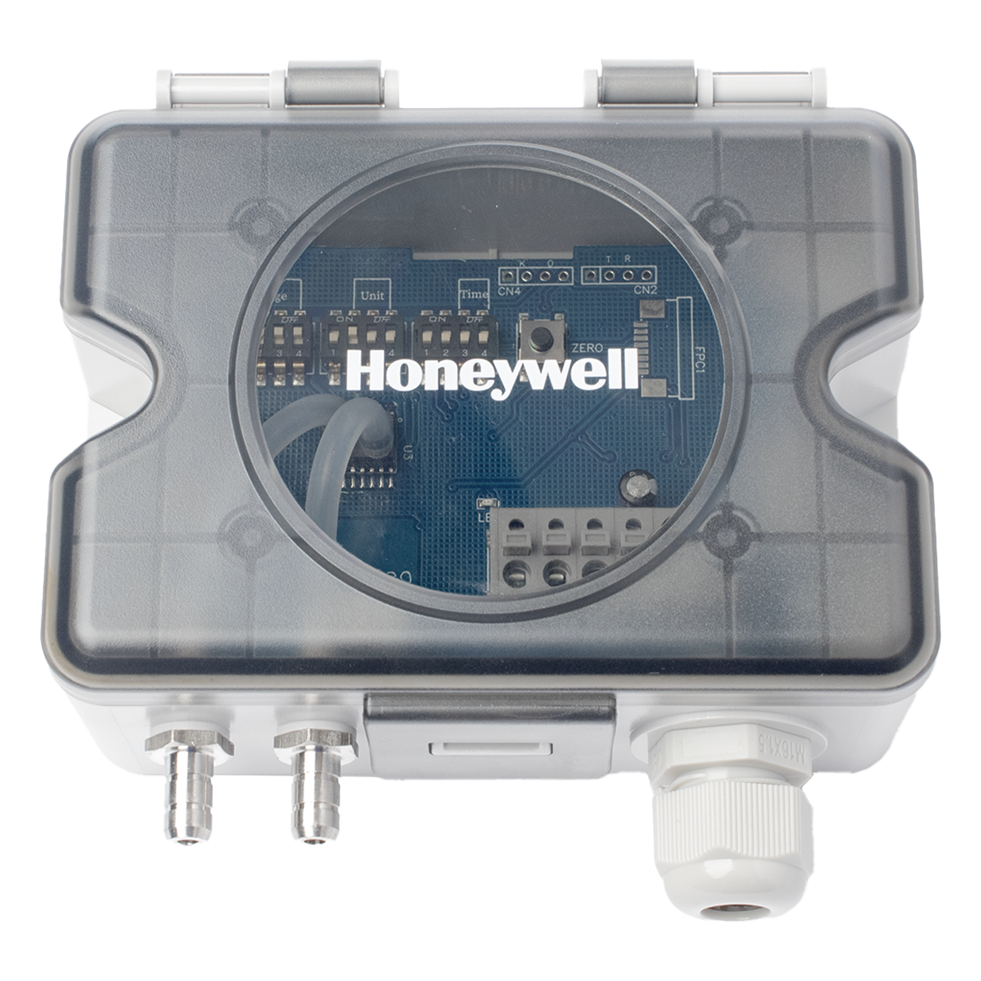 Transmisor de Presión Diferencial / ±10000 Pa / Salida Dual 0-10V y 4-20mA / IP65 / MEMS / HVAC — HONEYWELL BMS · SKU HSDPA10000U