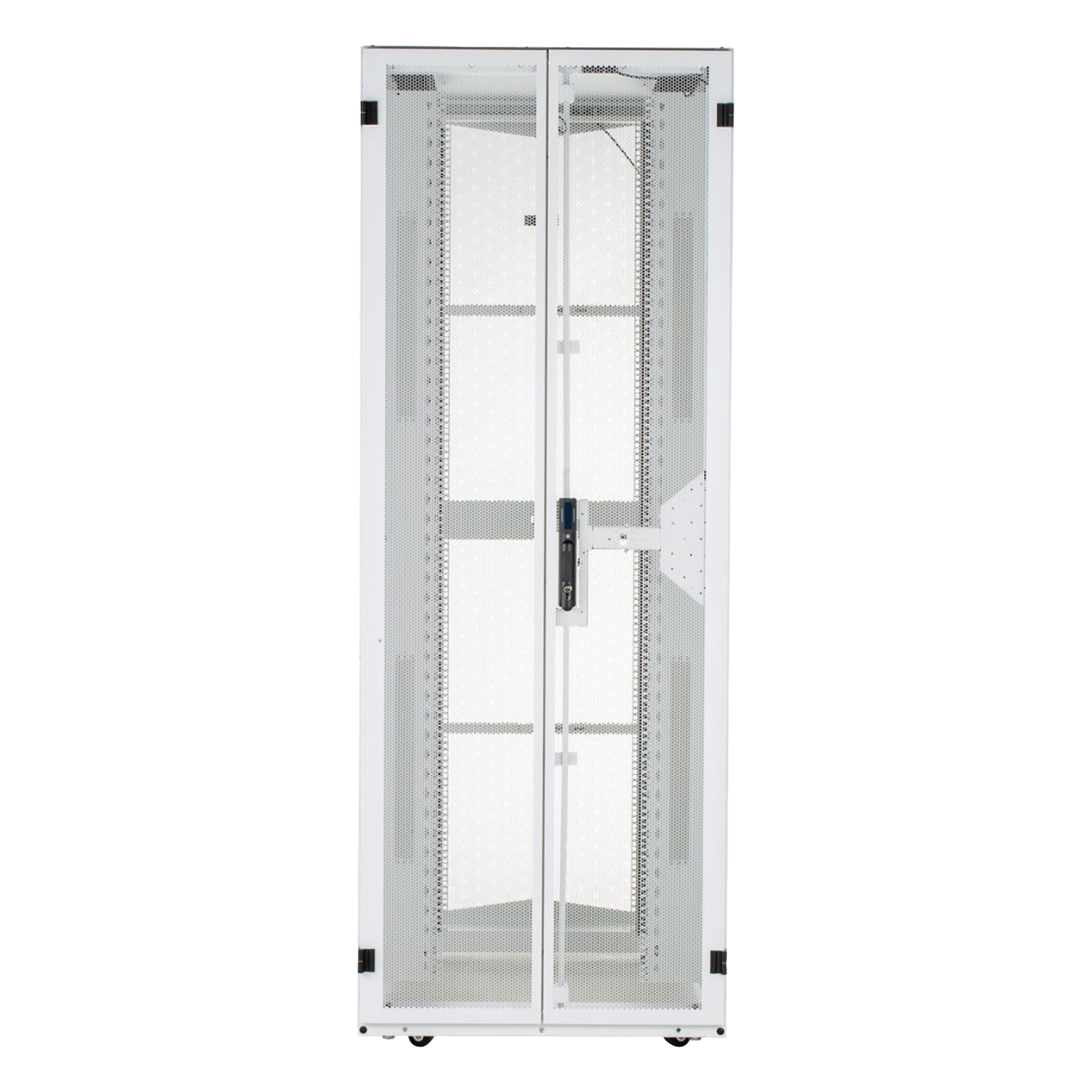 Gabinete para Centros de Datos / 42 UR / 600 mm Ancho / 1070 mm Profundidad (3.5 pies) / Acero / Blanco