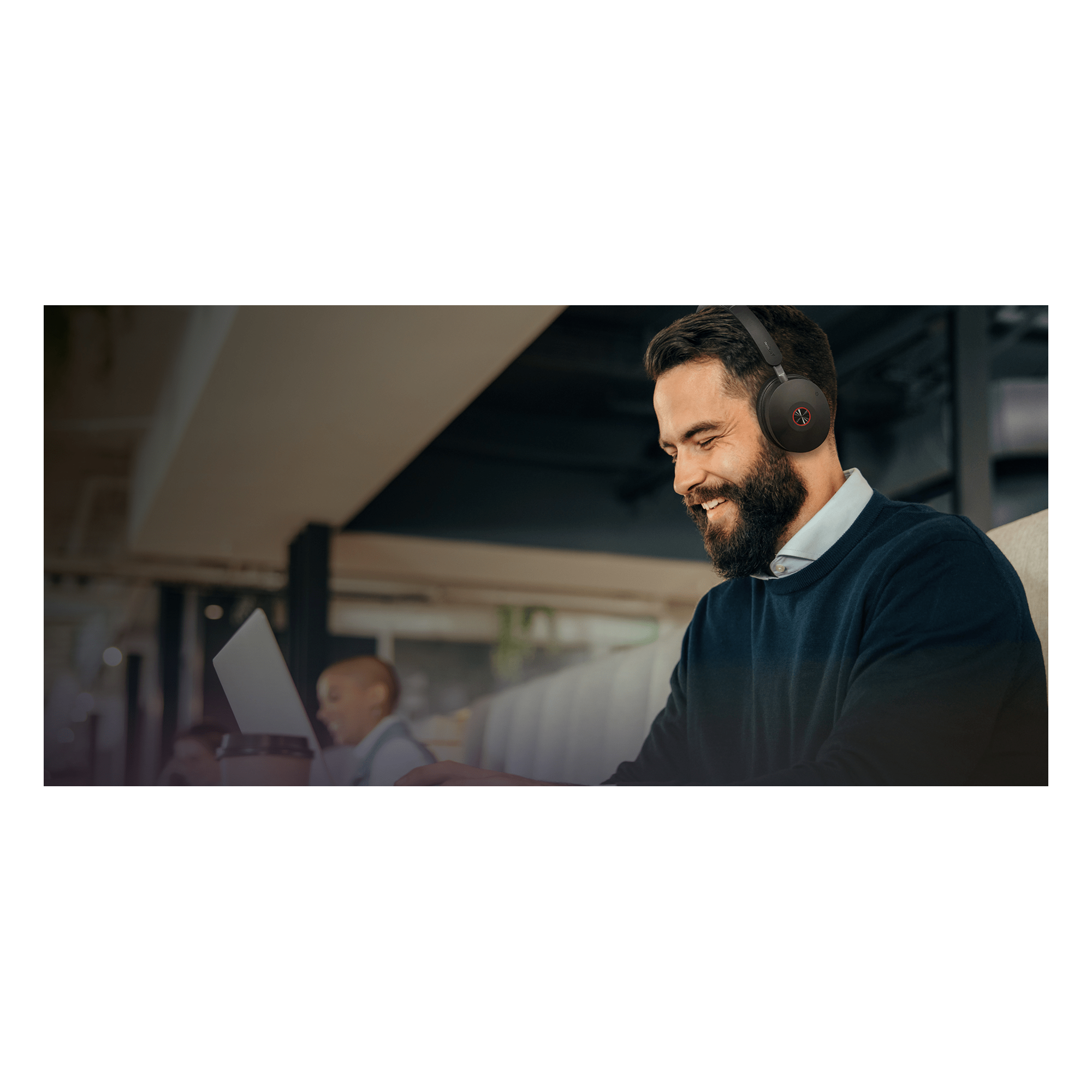 Auriculares Bluetooth / Cancelación Activa de Ruido Híbrida / 65 Horas de Reproducción / Alcance 50 m (164 ft) / 6 Micrófonos / USB-C y USB-A