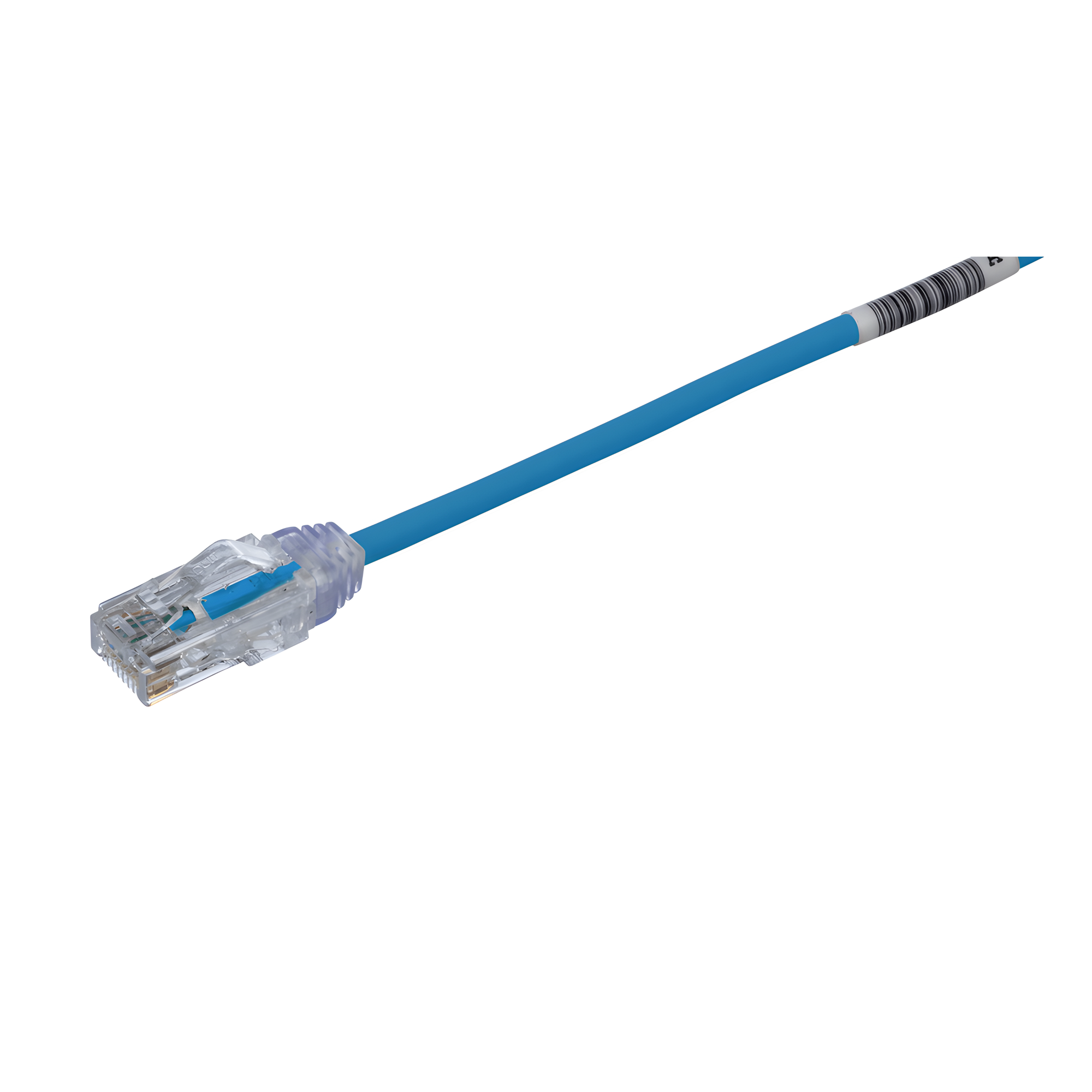 Cable de Parcheo Cat6 UTP / 28AWG Diámetro Reducido / 30.48 m (100 ft) / Azul / 250 MHz / PoE++ — PANDUIT · SKU UTP28SP100BU