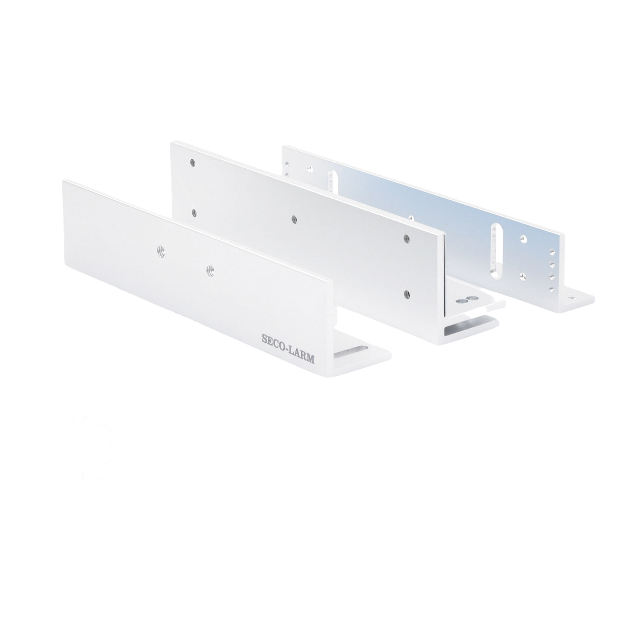 Soporte de Montaje / Tipo Z y L / Cerraduras 600 lb / Acero Epóxico / Puertas Batientes — ENFORCER SECOLARM · SKU E-941S600-ZQ