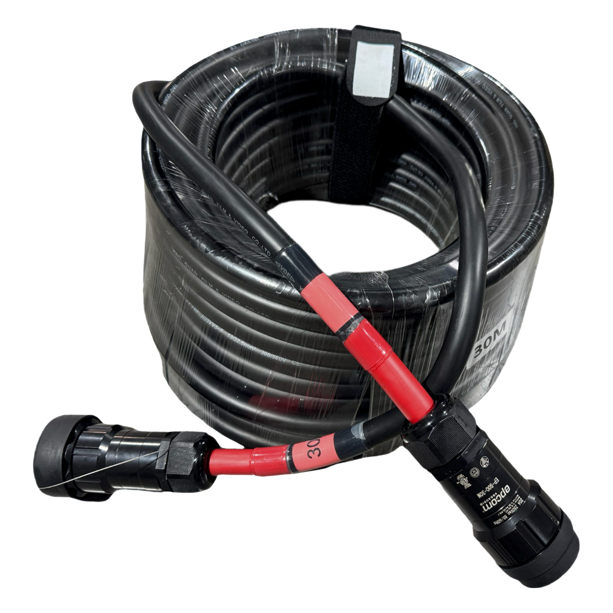 Cable de Alimentación Socapex / 19 Pines Macho/Hembra / 25A/41A / DC700V/AC500V / IP67 / 10-50 m (32.8-164.0 ft) — EPCOM PROAUDIO · SKU EP-SOC-30M