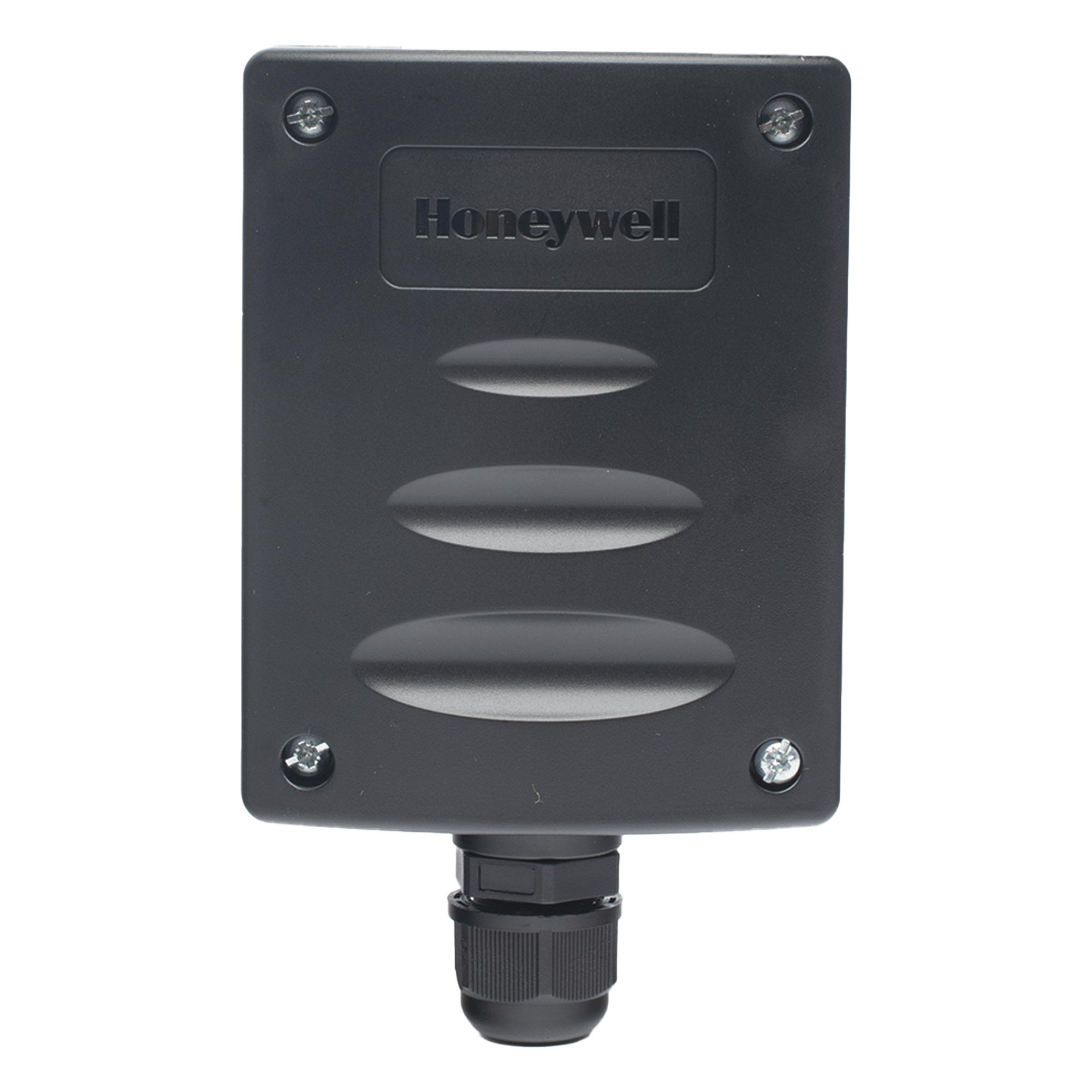 Sensor de Temperatura y Humedad para Ducto HVAC / Doble Salida 4-20 mA / Precisión Humedad ±2% RH / IP65 / Rango Configurable -40 a 60°C — HONEYWELL BMS · SKU HSH-DM2M-E