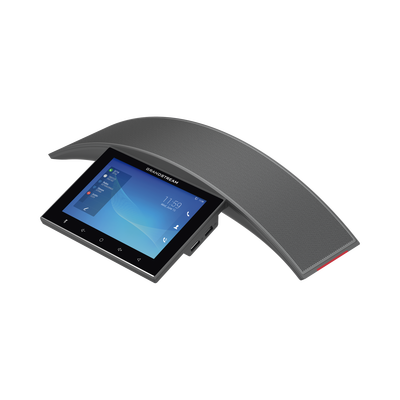 Teléfono - Audioconferencias IP Android 10, 12 líneas SIP con 12 cuentas, pantalla táctil  8", puertos Gigabit, Wi-Fi, Bluetooth, PoE, codec Opus, IPV4/IPV6 con gestión en la nube GDMS