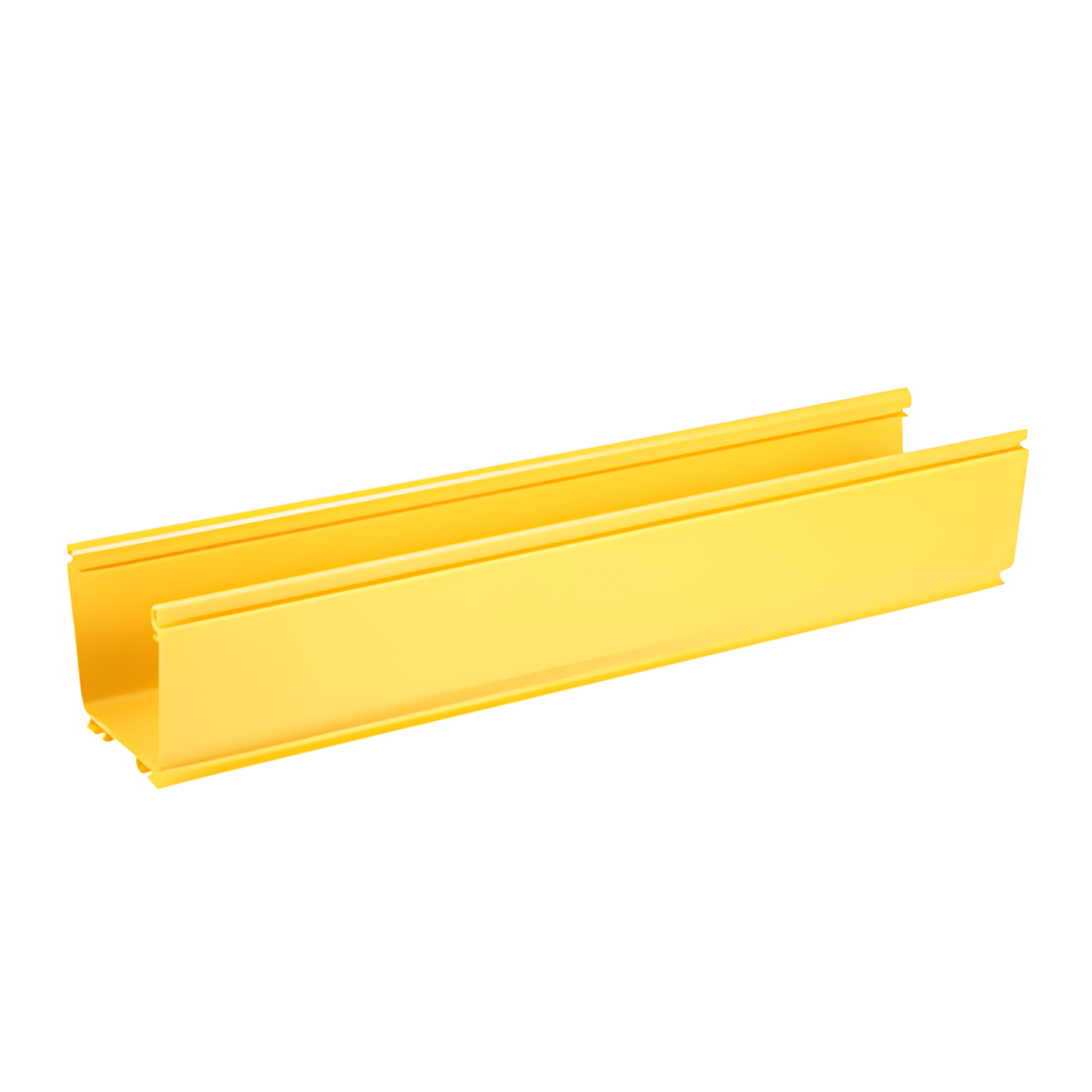 Canaleta de Enrutamiento de Fibra Óptica / 4x4 pulgadas / PVC Rígido UL 94V-0 / 3 m (9.8 ft) de Largo / Radio de Curvatura 2' / Color Amarillo — PANDUIT · SKU FR4X4YL10