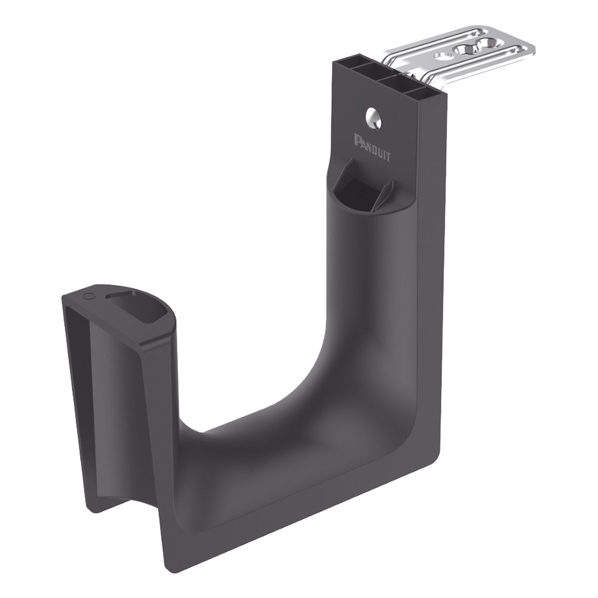Sujetador tipo J-Hook / Soporte techo / 180 cables Cat6 / Nylon 6.6 / Carga 45.4 kg / 10 piezas — PANDUIT · SKU JP4CMB-X20