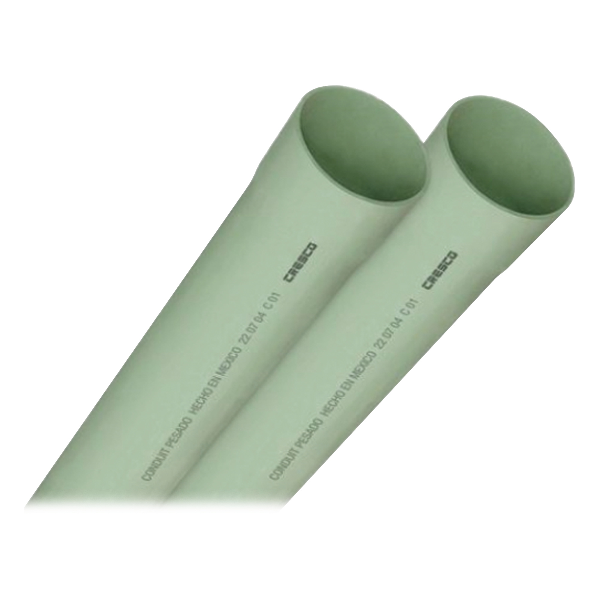 Tubo Conduit Pesado PVC / 4" (100 mm) / 3 m (9.8 ft) / Autoextinguible / NMX-E-012 / NMX-E-252 — CRESCO · SKU EMTUP4