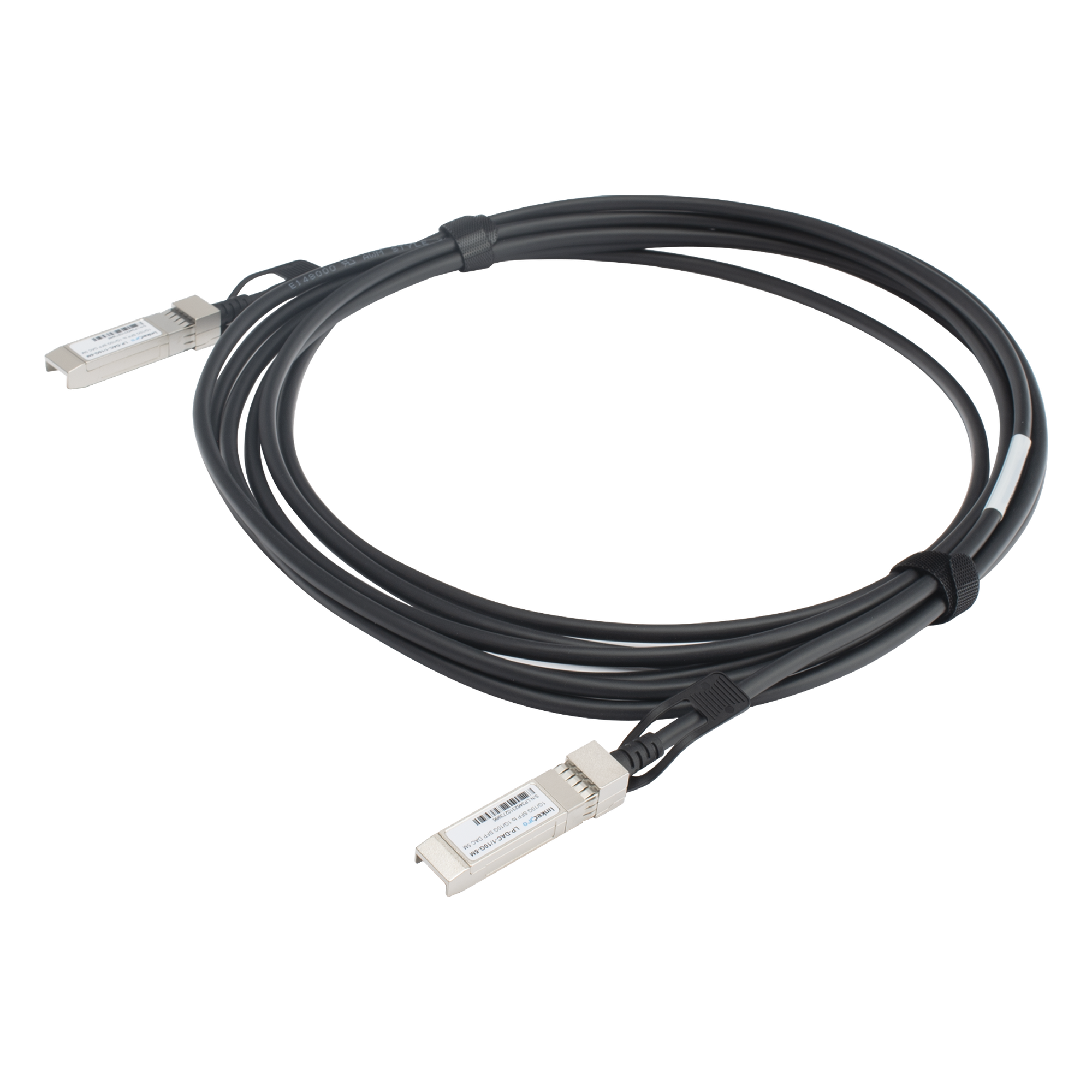 Cable DAC Twinax Pasivo / SFP y SFP+ / 1 y 10 Gbps Simétricos / Longitud 5 m (16.4 ft) / Bajo Consumo Energético — LINKEDPRO BY EPCOM · SKU LP-DAC-1/10G-5M
