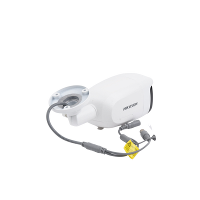 [ColorVu] Bala TURBOHD 2 Megapixel (1080p) / Imagen a Color 24/7 / Lente 2.8 mm / Luz Blanca 40 mts / Exterior IP67 / WDR 130 dB / Sensor PIR / Sirena Integrada / Salida de Audio Estrobo ROJO - AZUL / Micrófono Integrado
