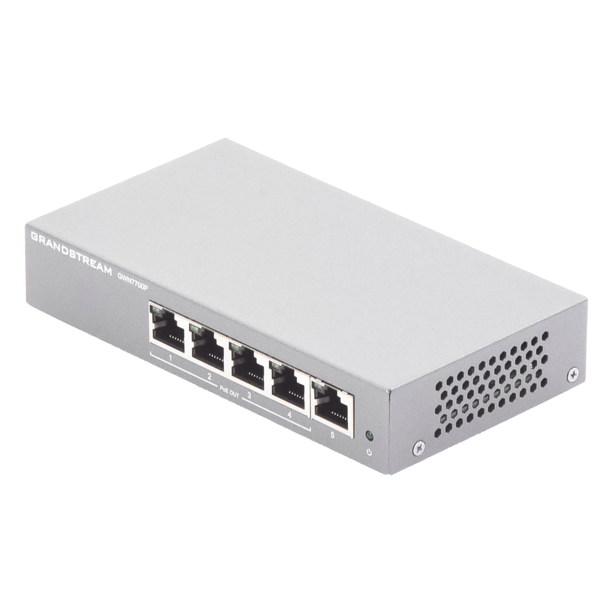 Switch PoE+ Gigabit No Administrable / 5 puertos / 4 puertos PoE+ 30W / 60W total / 10 Gbps