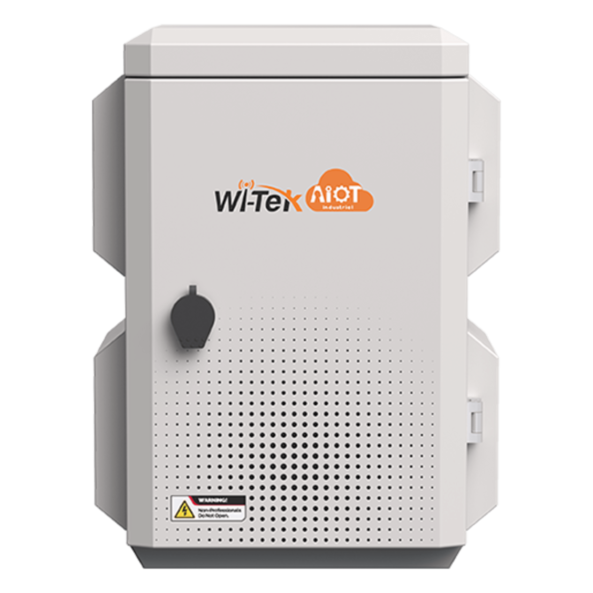 Gabinete de Protección IP / Acero SPCC / 180 x 340 x 160 mm / IP55 / Rieles DIN / Montaje Vertical u Horizontal / 4 Placas Laterales Externas — WI-TEK · SKU WI-IOTBOX01-V3