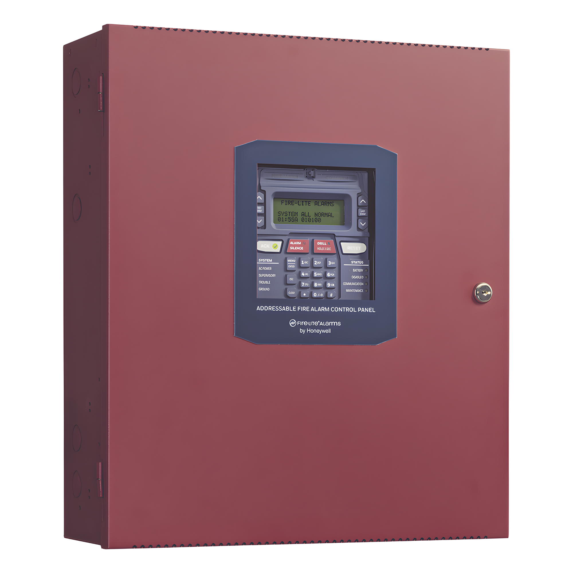 Panel Direccionable de Detección de Incendio / 50 Puntos / 1 Lazo SLC / Comunicador Dual IP/POTS / 3,000 m (10,000 ft) / 2 Circuitos NAC / LCD 80 Caracteres
