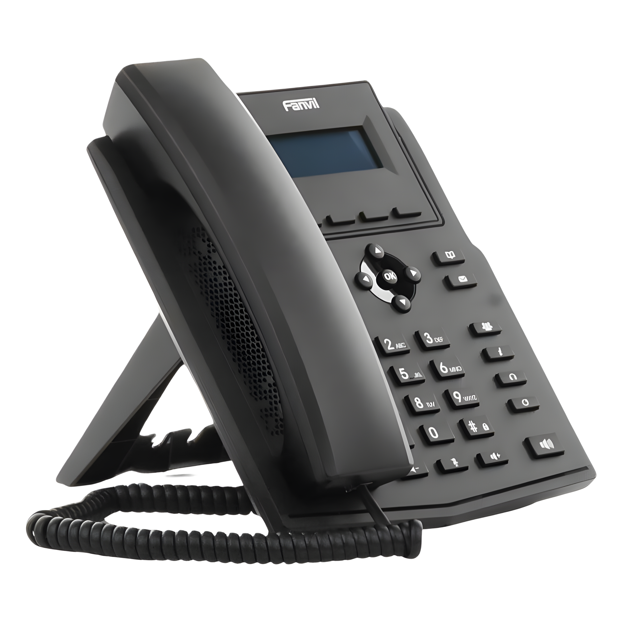 Teléfono IP / 2 Líneas SIP / Pantalla LCD 2.3" / Audio HD G.722 y Opus / Conferencia 6 Vías / PoE 802.3af / Puertos Ethernet Duales 10/100 / Soporte EHS