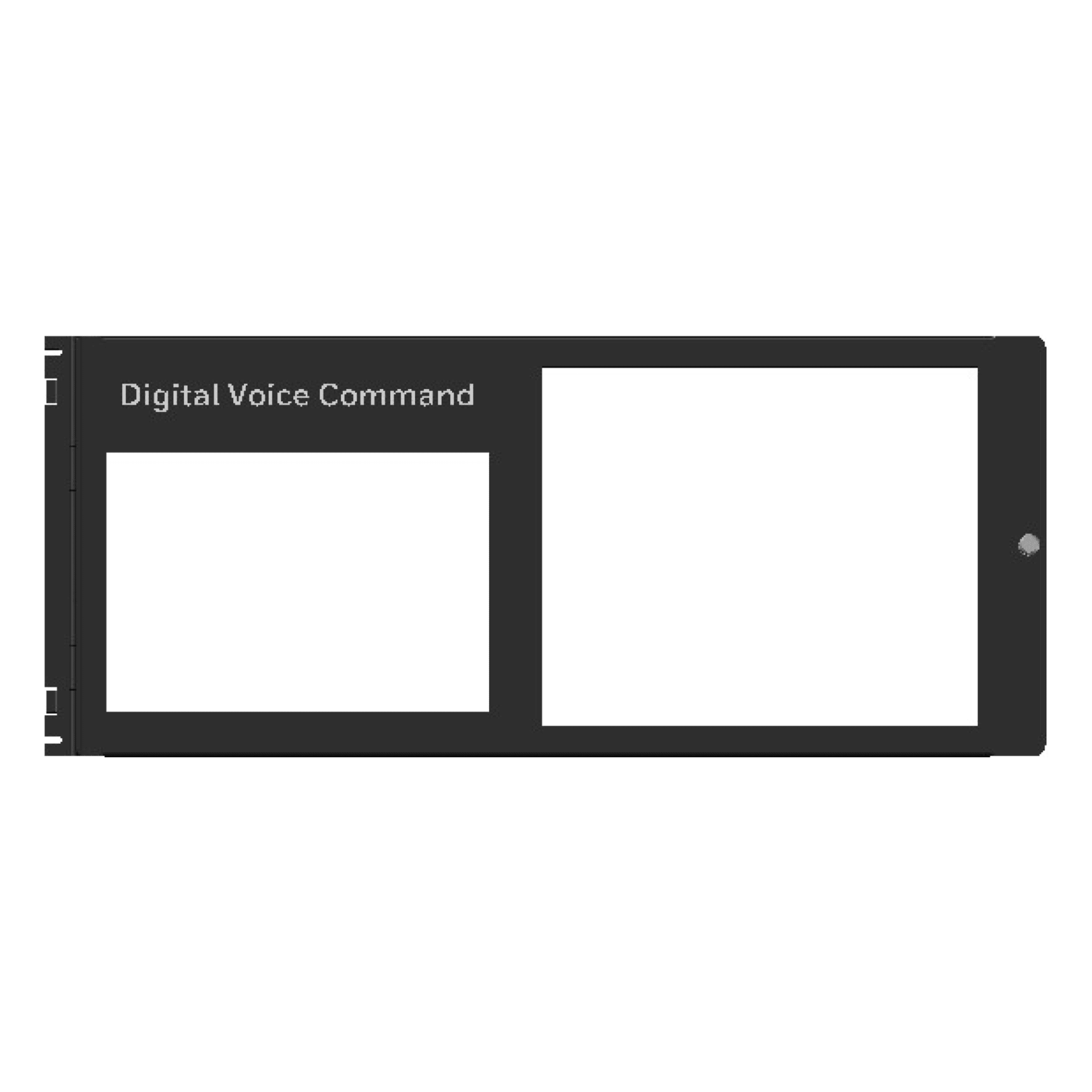 Panel de Revestimiento de Audio / Aberturas para Micrófono, Teléfono y Teclado / Compatible con Chasis C5A-M / Gabinete CAB-5 — NOTIFIER · SKU DPA-C5