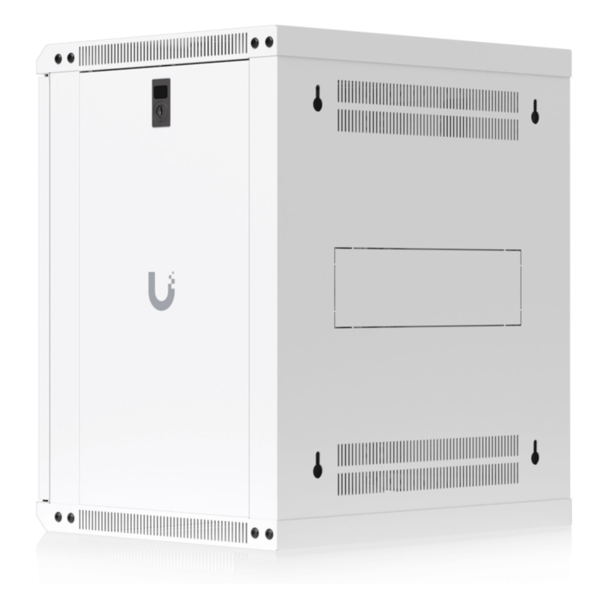 Gabinete Rack 12U / 550 x 450 mm / 50 kg Carga / Vidrio Templado / 21.7 x 17.7 x 25'