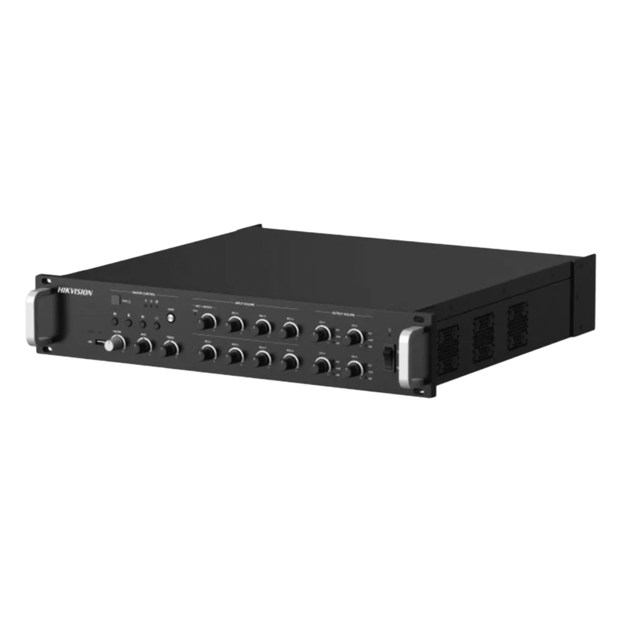 Amplificador de Red / 4 Zonas 250W / Salida 100V/70V / Bluetooth 5.0 / Entrada de Alarma / Síntesis de Voz TTS — HIKVISION · SKU DS-QAZ1A1000G1-VB4