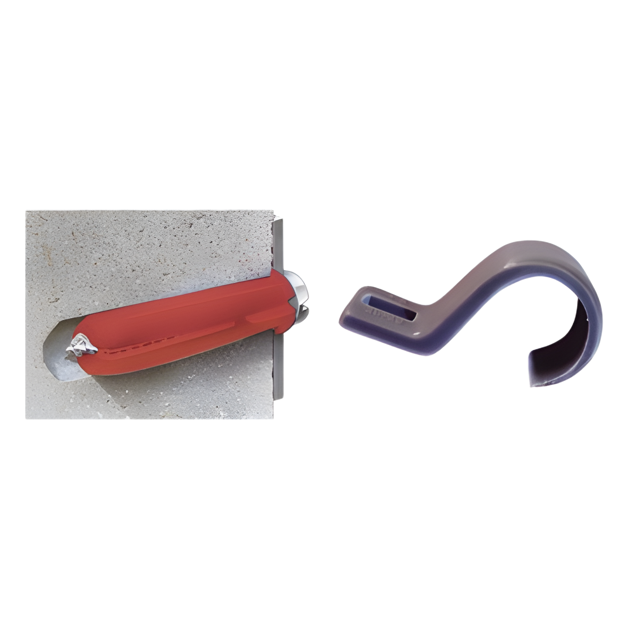 Kit de fijación / 8 grapas + tornillos + taquetes / Tubo 1/2" / Polietileno flexible / -10°C a +120°C / Interior y exterior — THORSMAN · SKU TK-1420