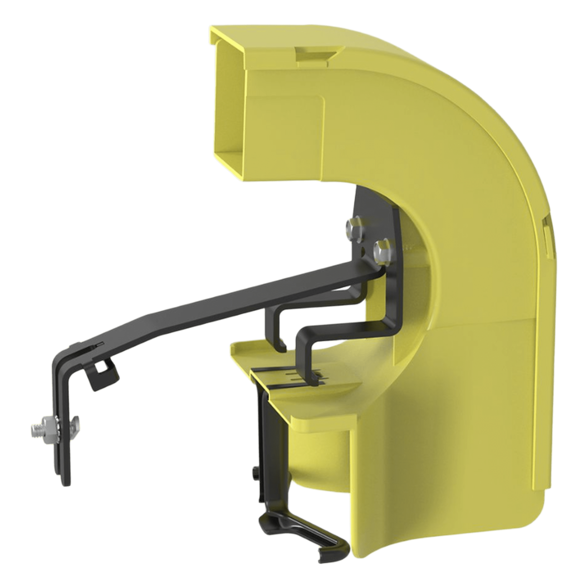 Accesorio de Bajada para Canaleta / Compatible 4x4, 6x4, 12x4, 24x4 / Reducción a 2x2 / Radio de Curvatura 50.8 mm / Color Amarillo — PANDUIT · SKU FRSPJ2X2LYL